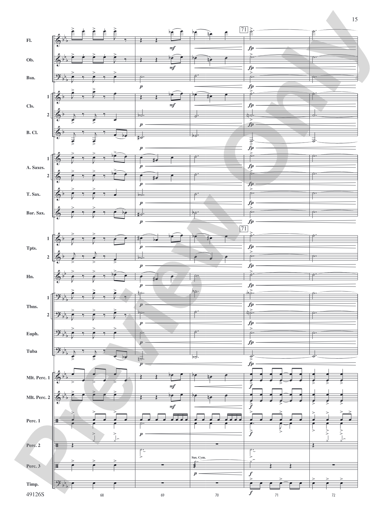 Impetus: Concert Band Conductor Score & Parts