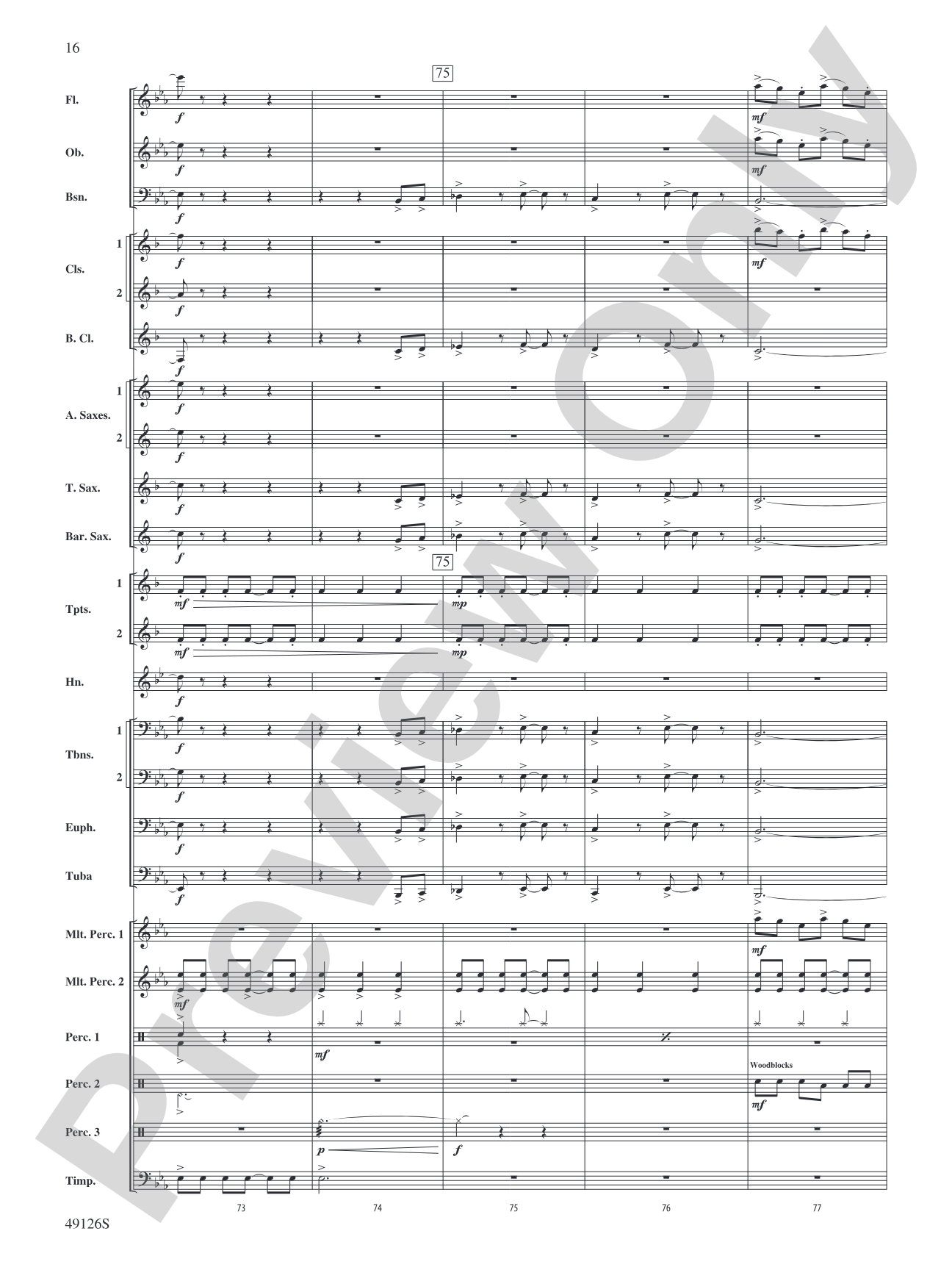 Impetus: Concert Band Conductor Score & Parts