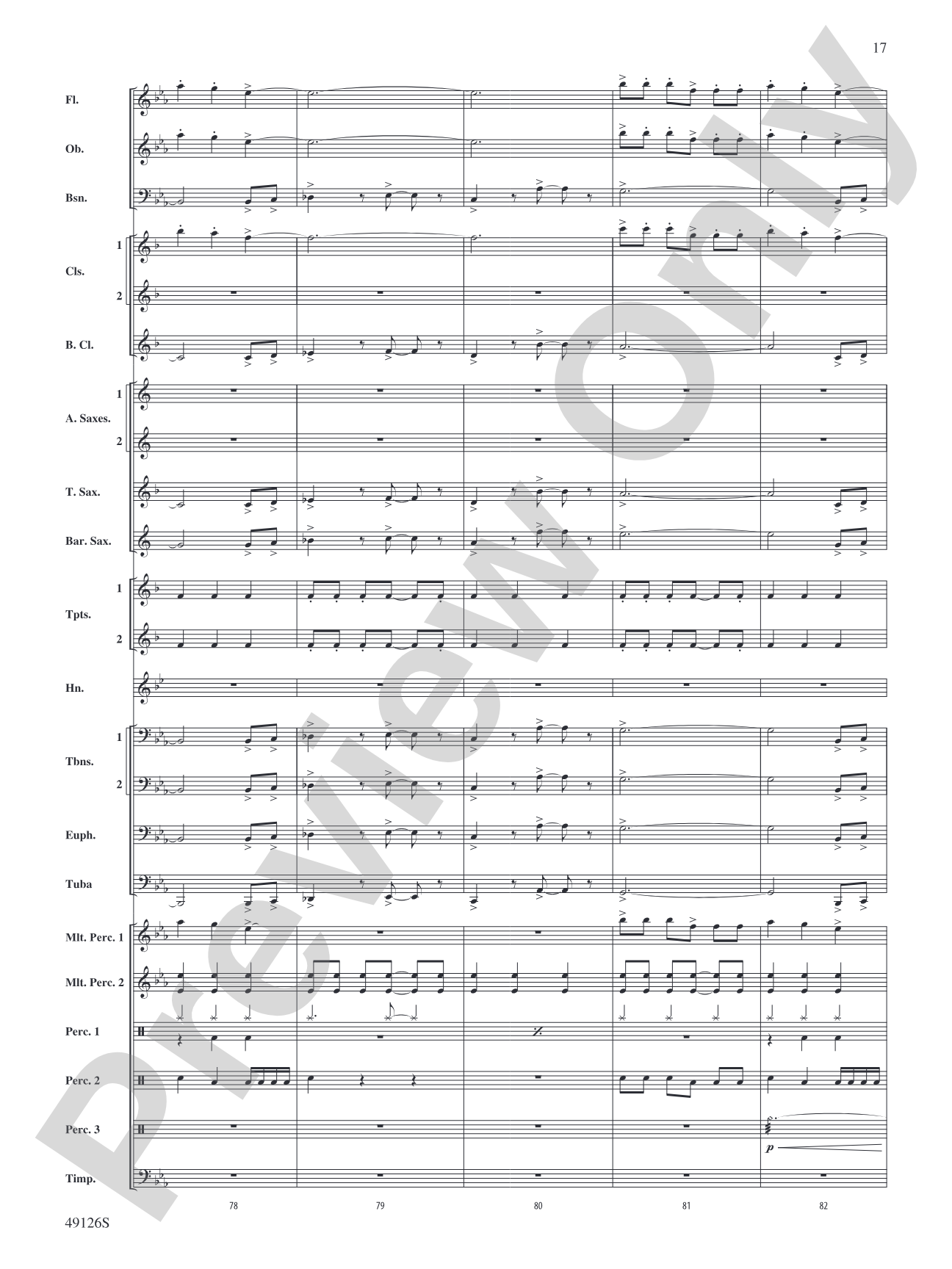 Impetus: Concert Band Conductor Score & Parts
