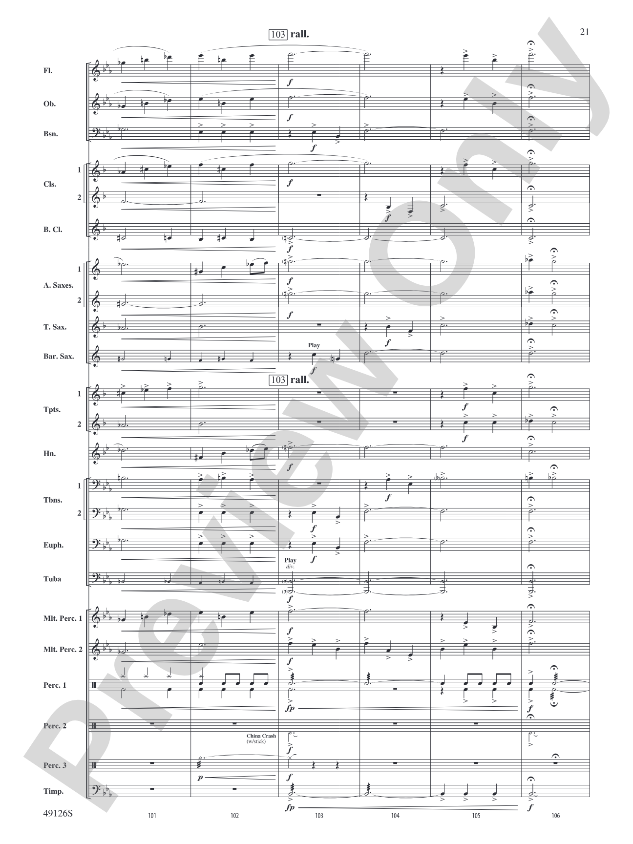 Impetus: Concert Band Conductor Score & Parts