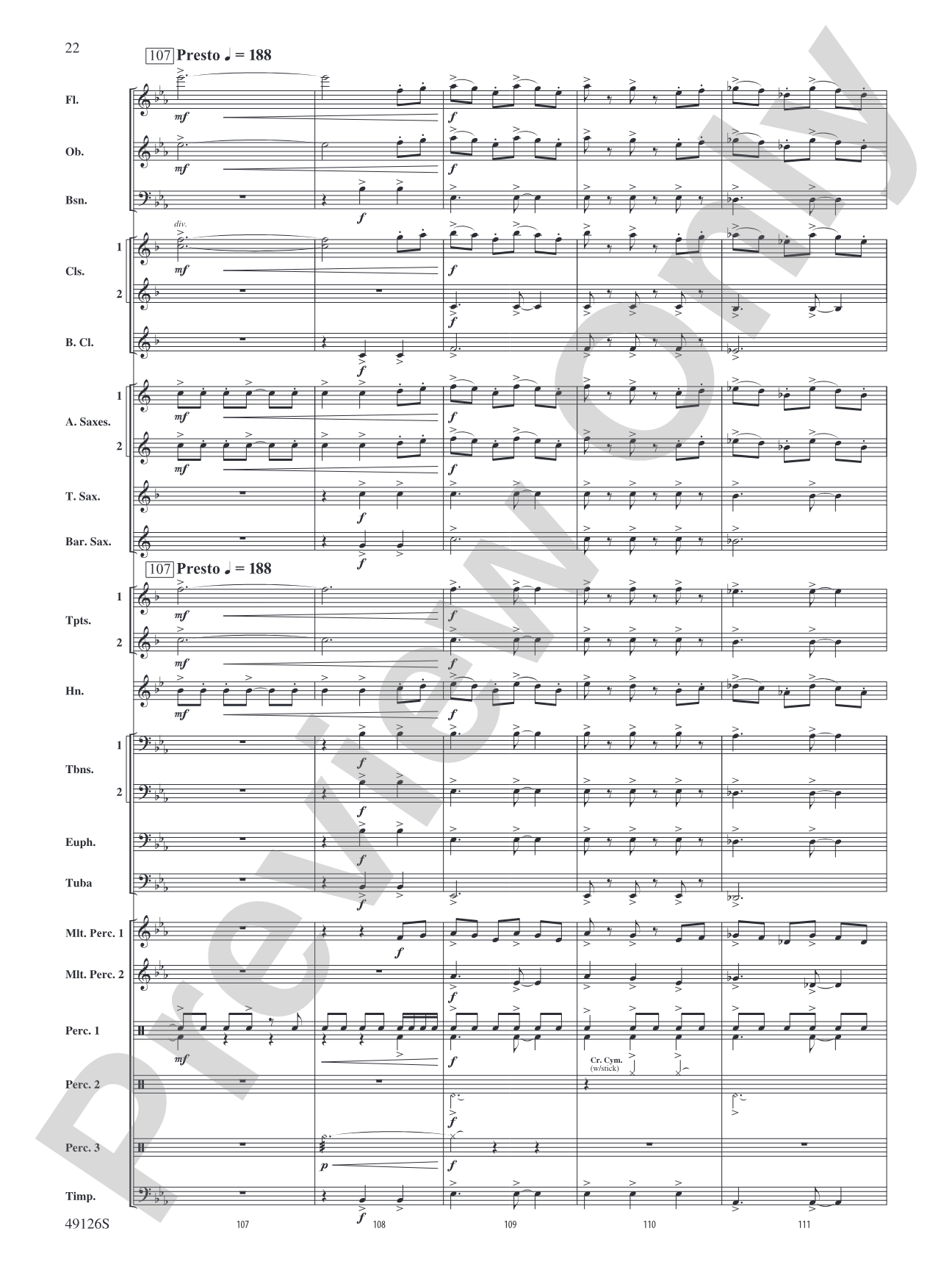 Impetus: Concert Band Conductor Score & Parts