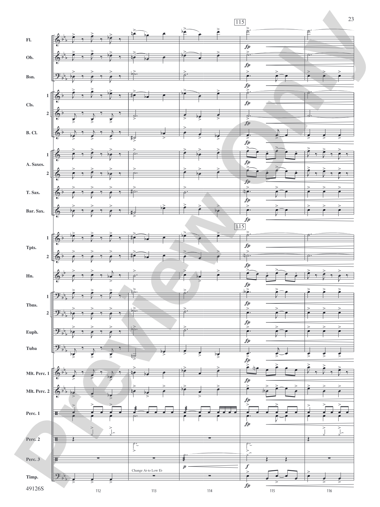 Impetus: Concert Band Conductor Score & Parts