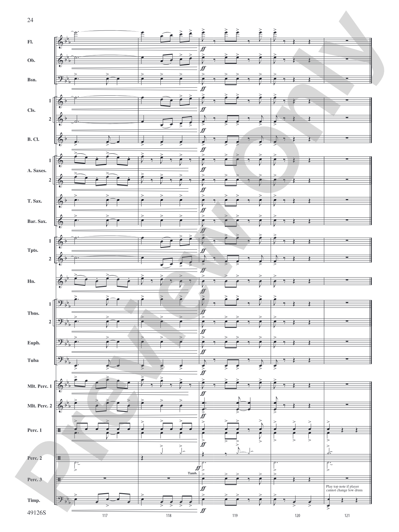 Impetus: Concert Band Conductor Score & Parts