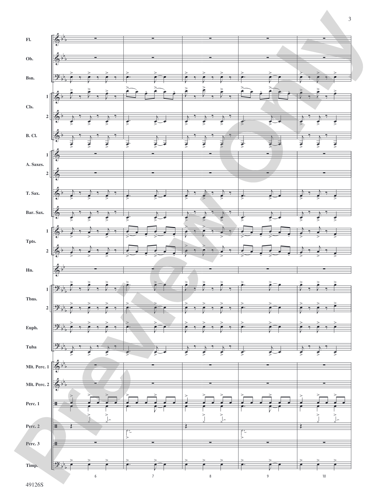 Impetus: Concert Band Conductor Score & Parts