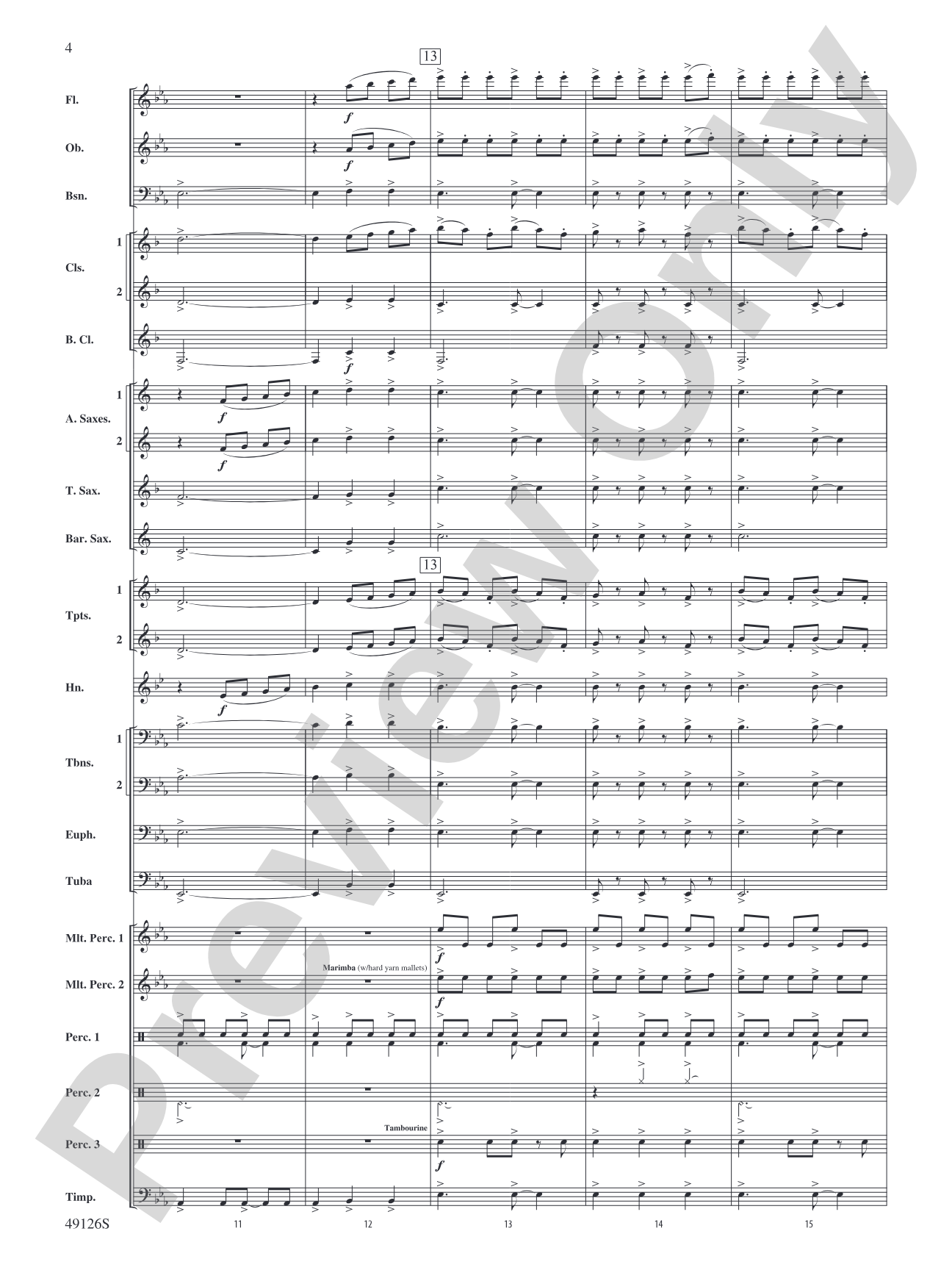 Impetus: Concert Band Conductor Score & Parts
