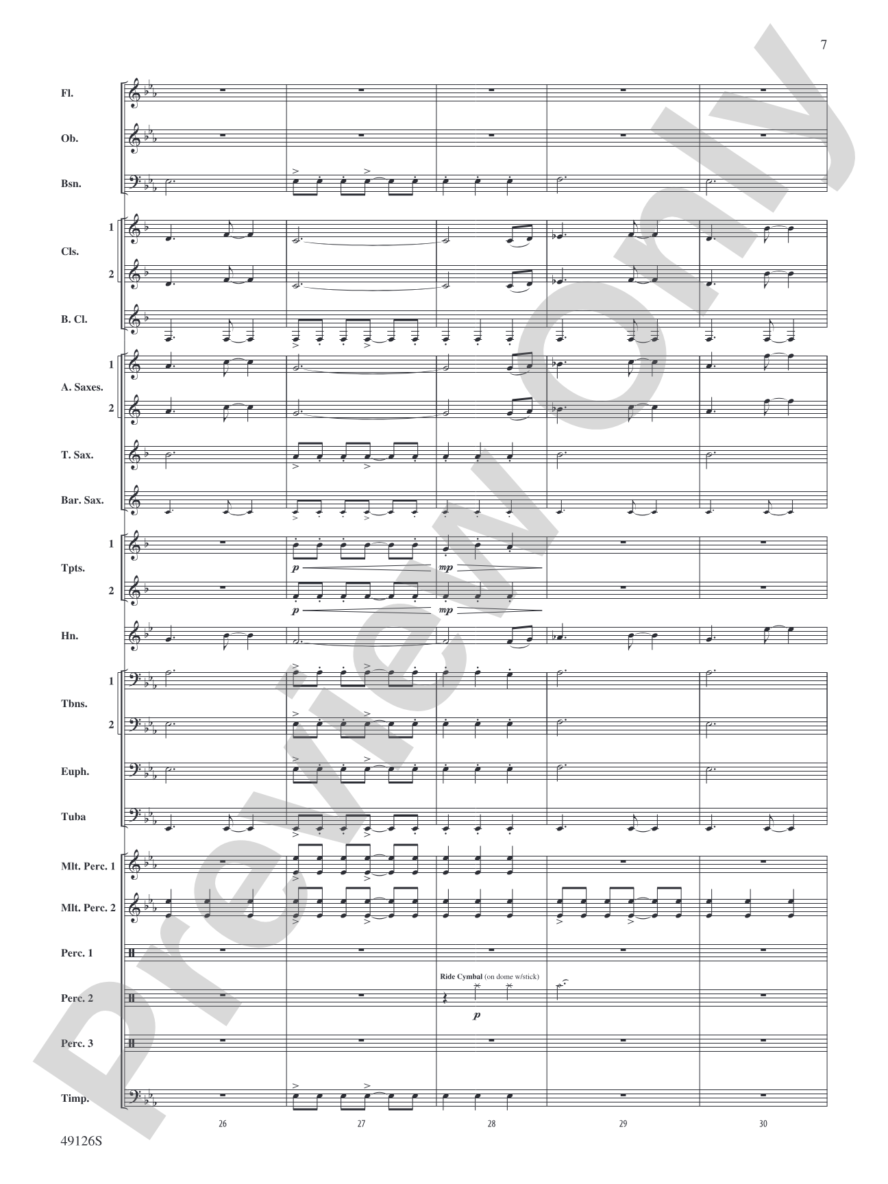 Impetus: Concert Band Conductor Score & Parts
