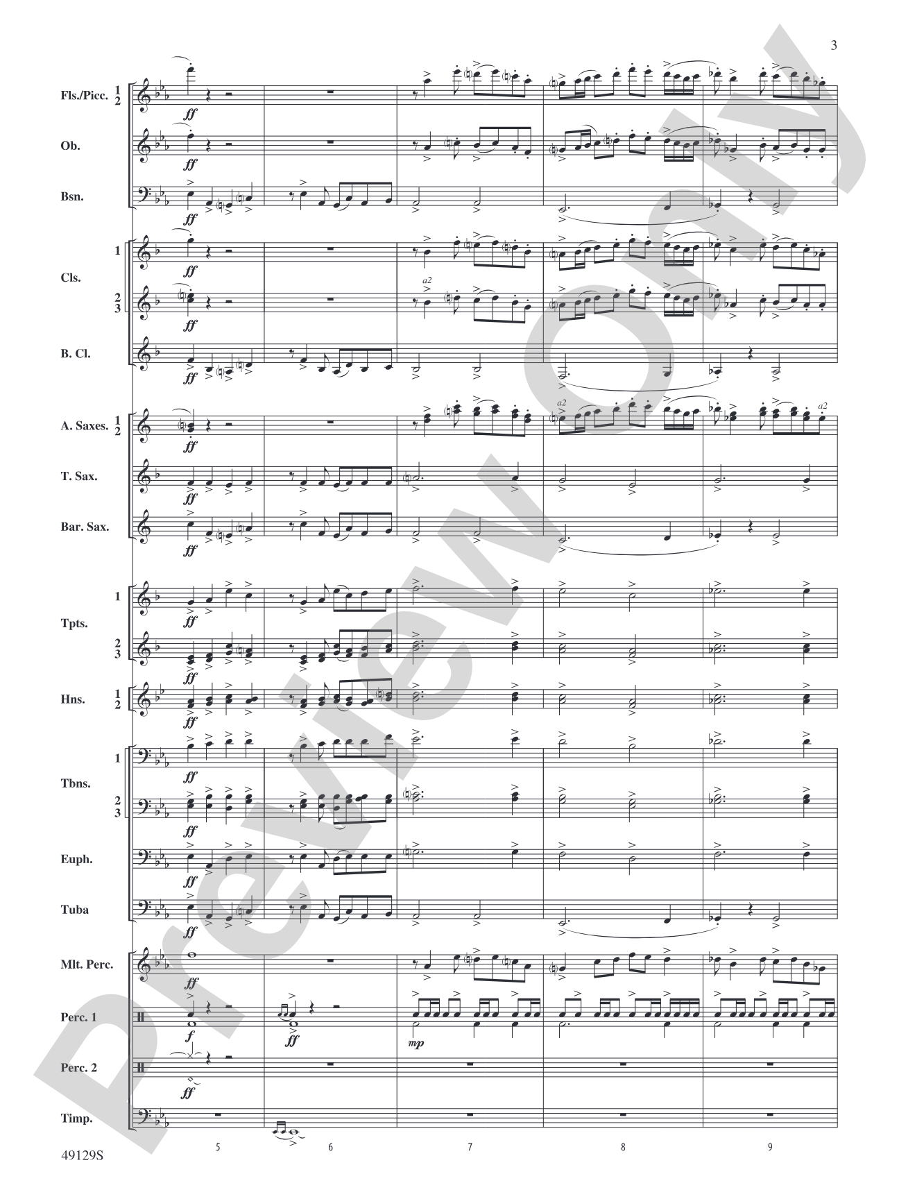 Magic City Montage: Concert Band Conductor Score & Parts