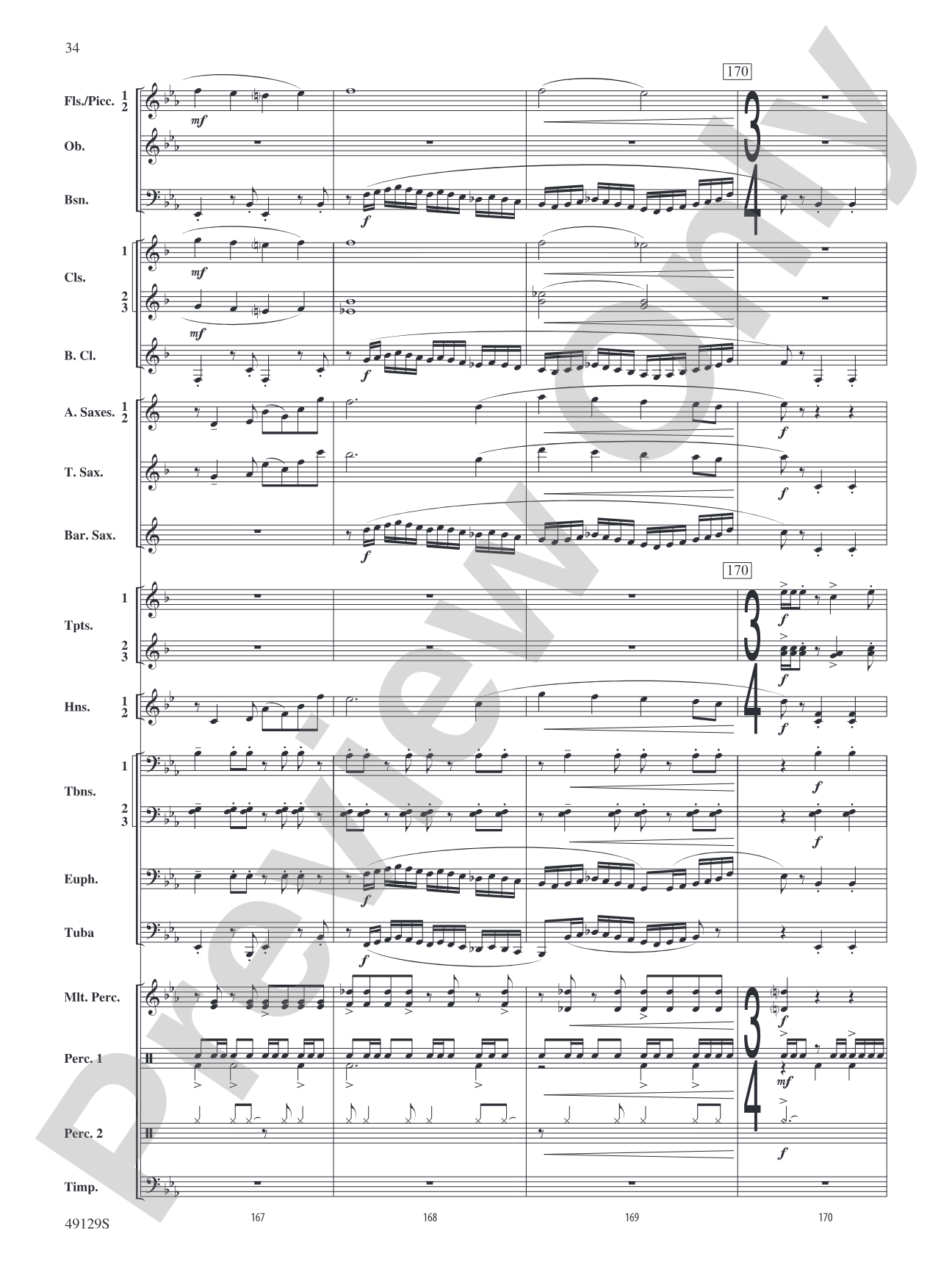 Magic City Montage: Concert Band Conductor Score & Parts