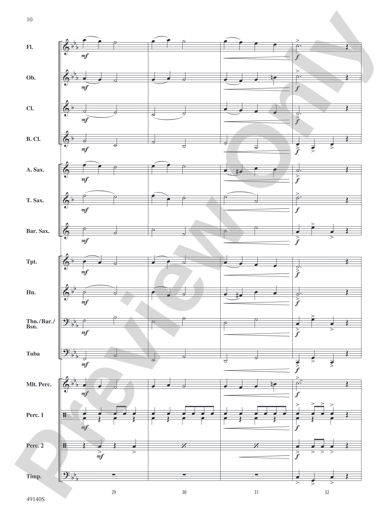 Attack of the Mighty: Concert Band Conductor Score & Parts
