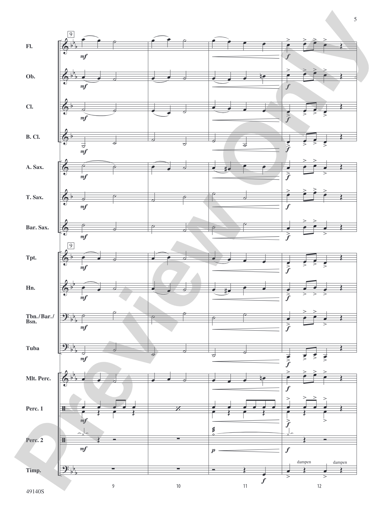 Attack of the Mighty: Concert Band Conductor Score & Parts