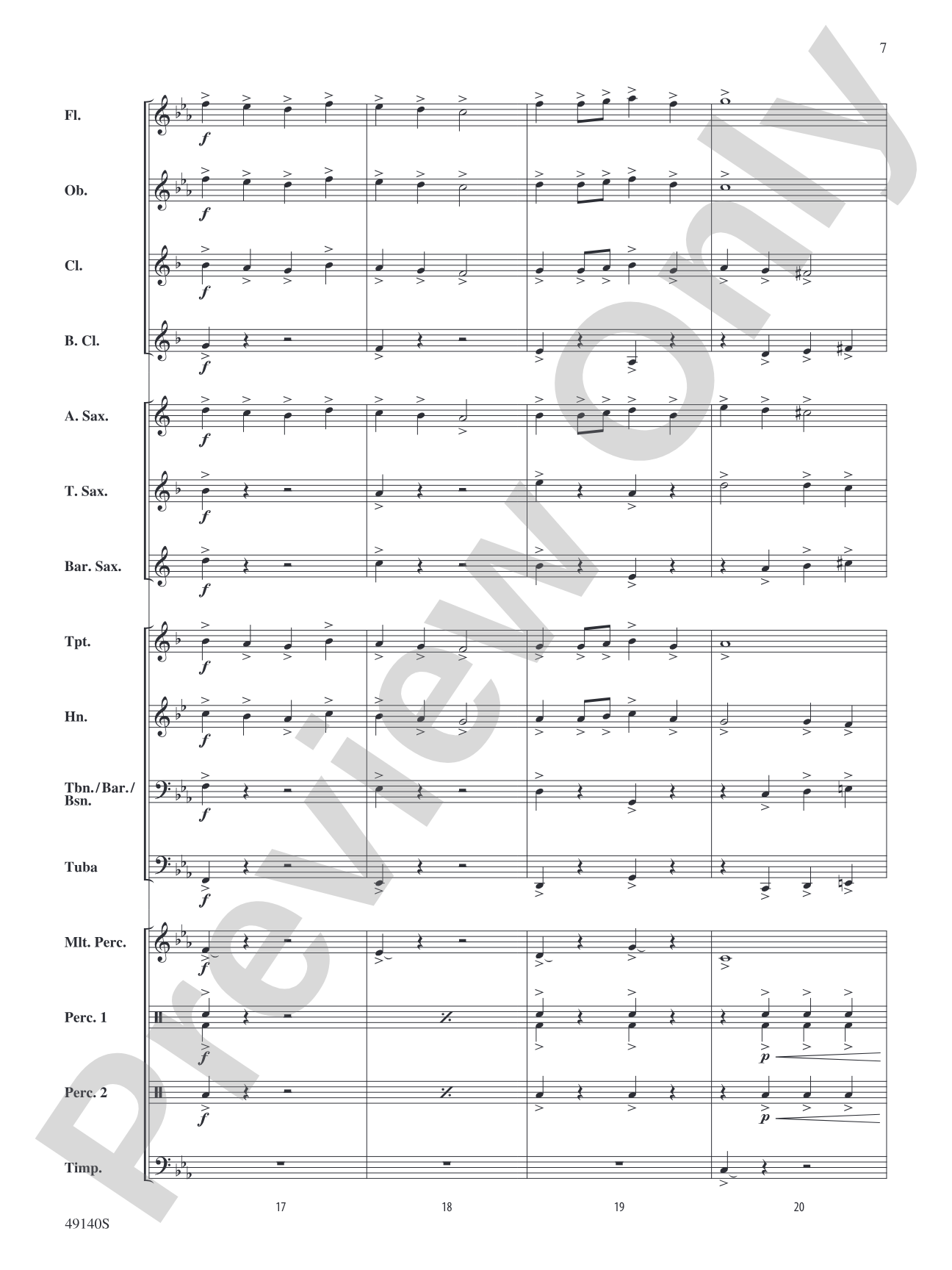 Attack of the Mighty: Concert Band Conductor Score & Parts