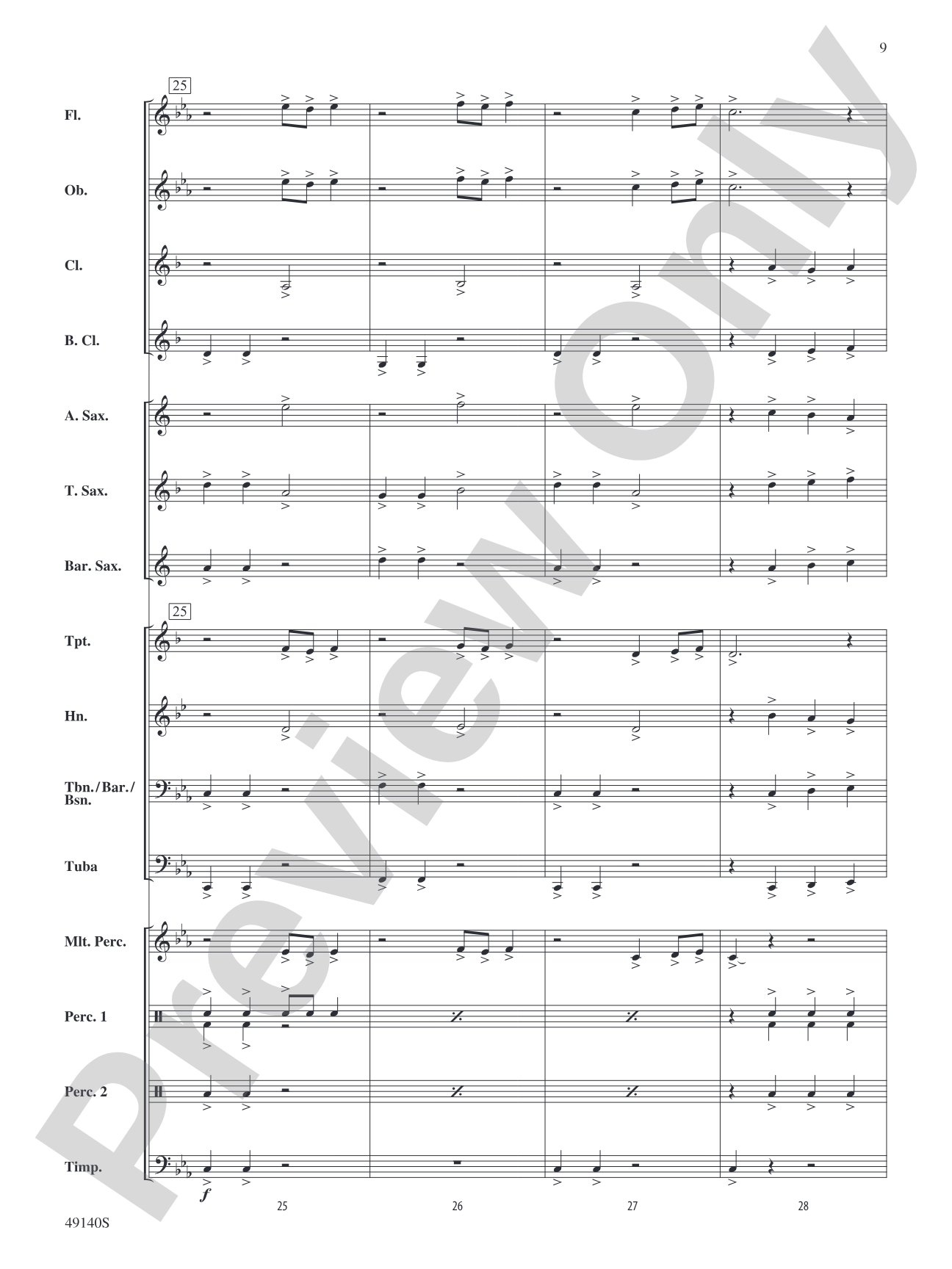 Attack of the Mighty: Concert Band Conductor Score & Parts
