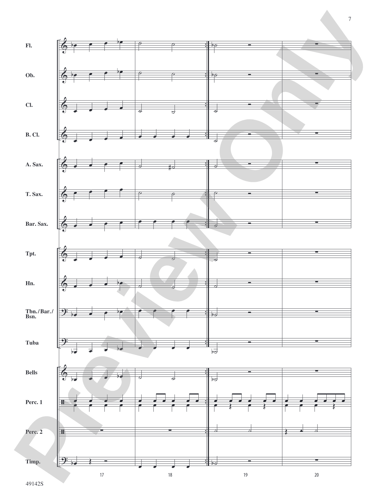 Angels We Have Heard on High: Concert Band Conductor Score & Parts