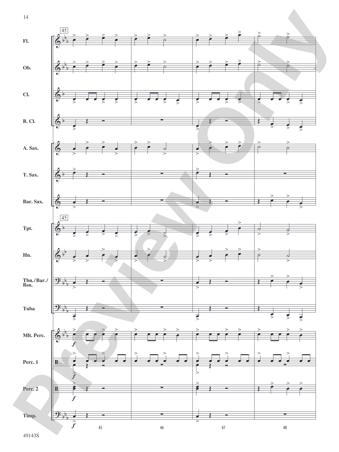 Coastal Storm: Concert Band Conductor Score & Parts