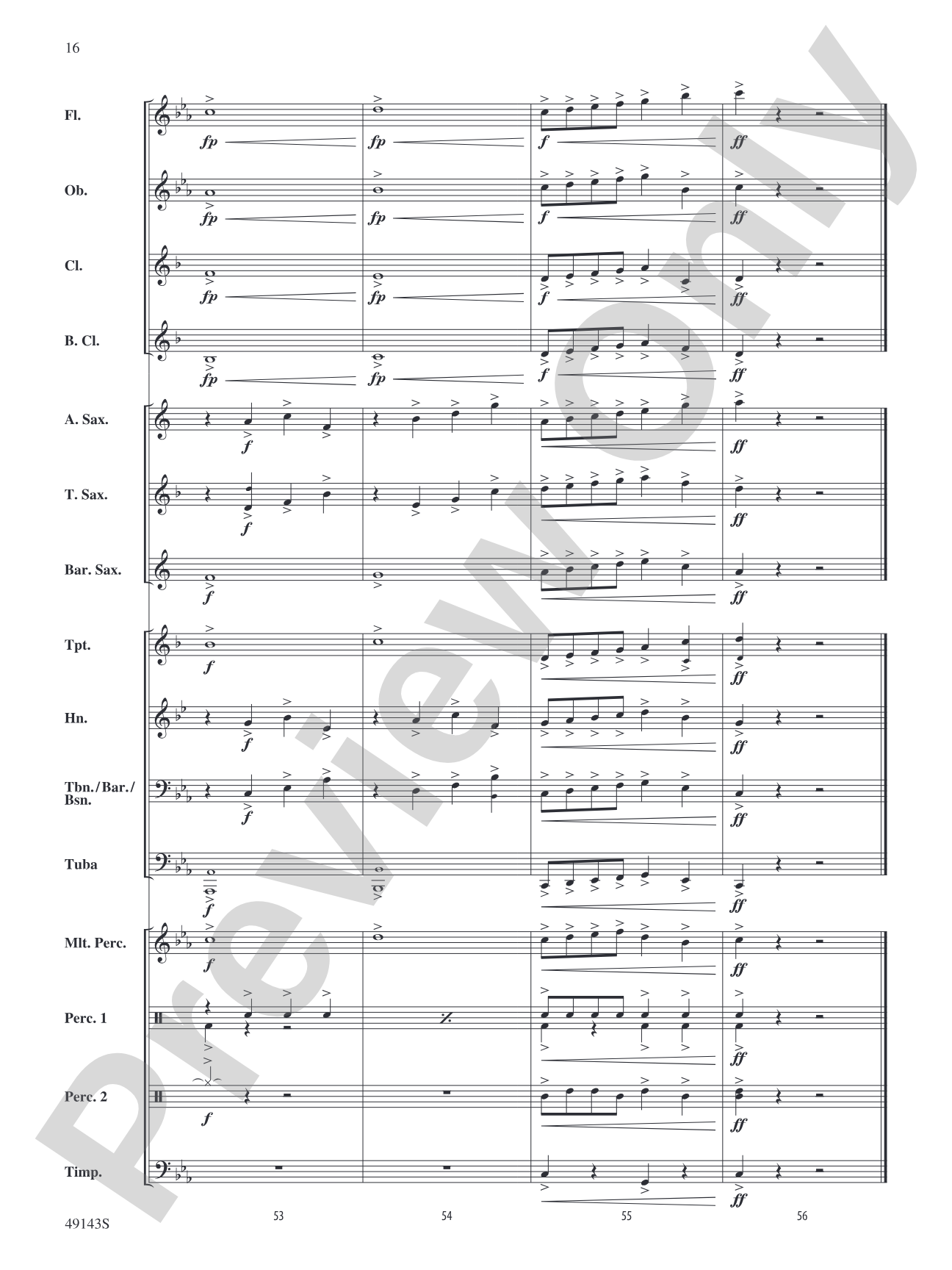 Coastal Storm: Concert Band Conductor Score & Parts