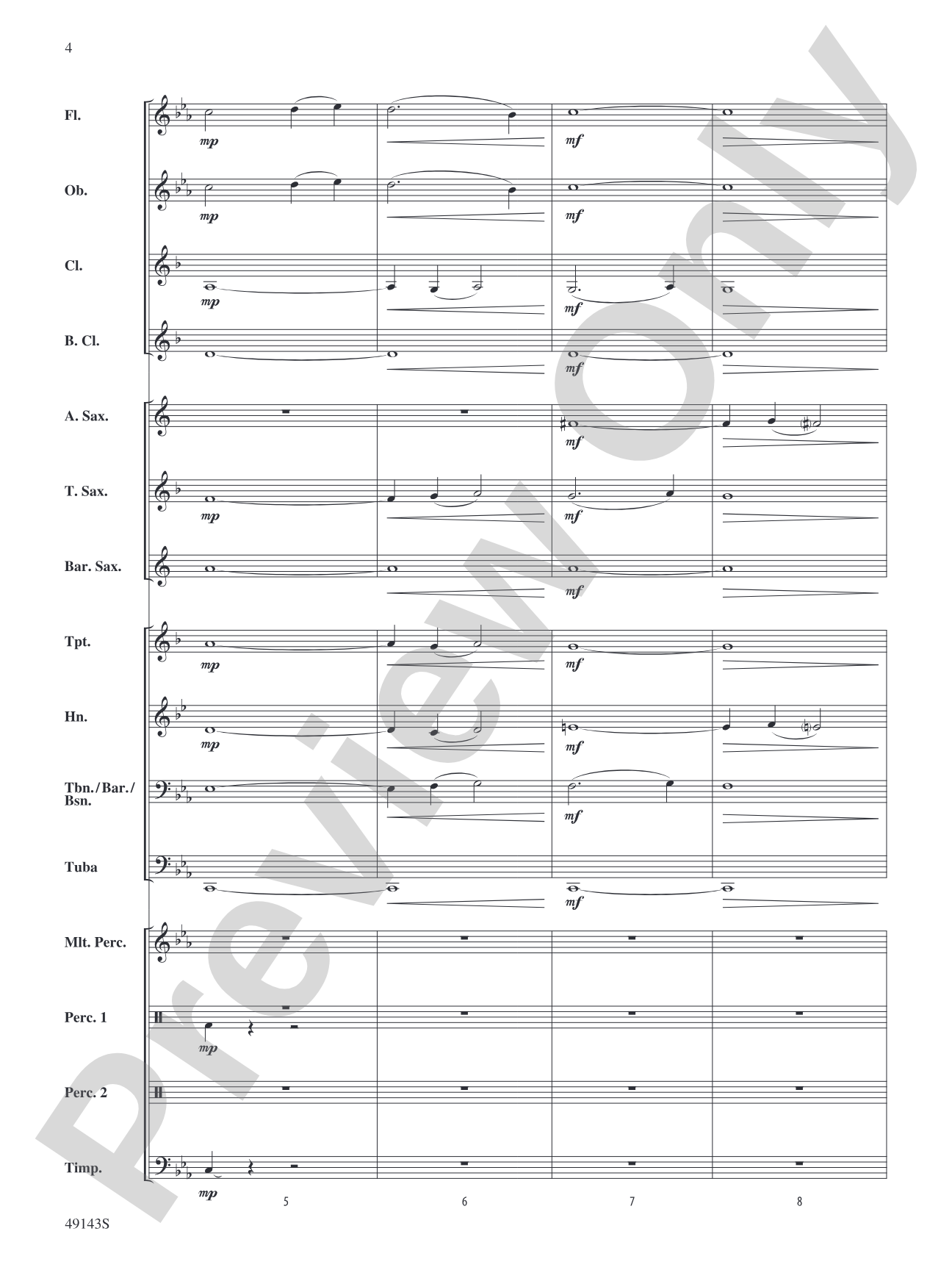 Coastal Storm: Concert Band Conductor Score & Parts