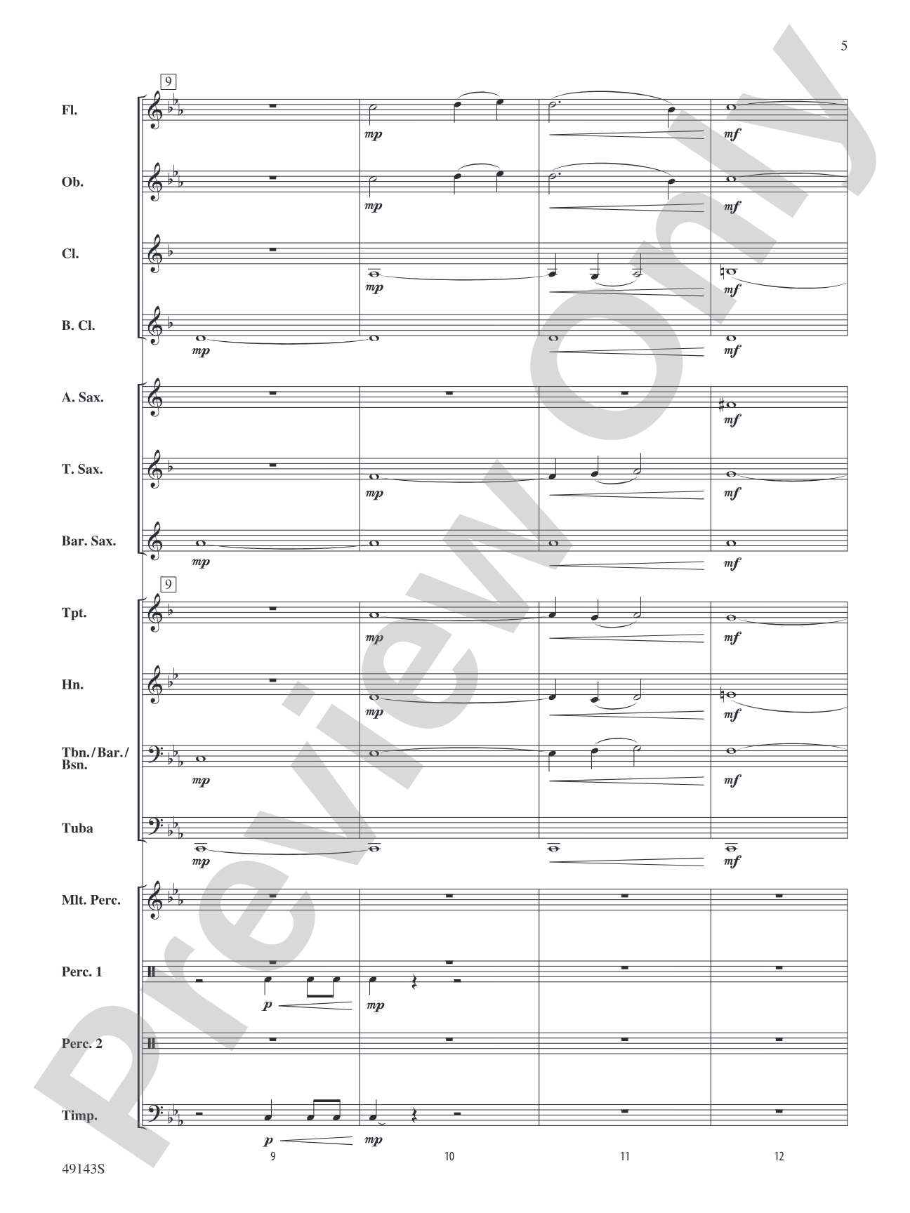 Coastal Storm: Concert Band Conductor Score & Parts