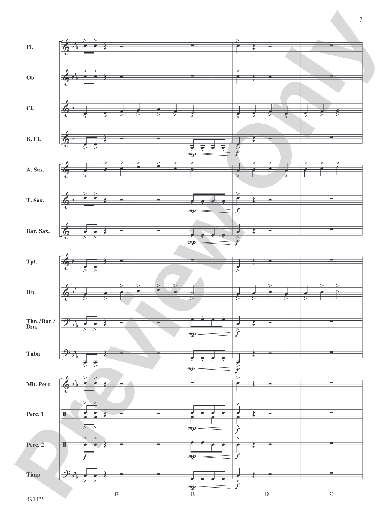 Coastal Storm: Concert Band Conductor Score & Parts