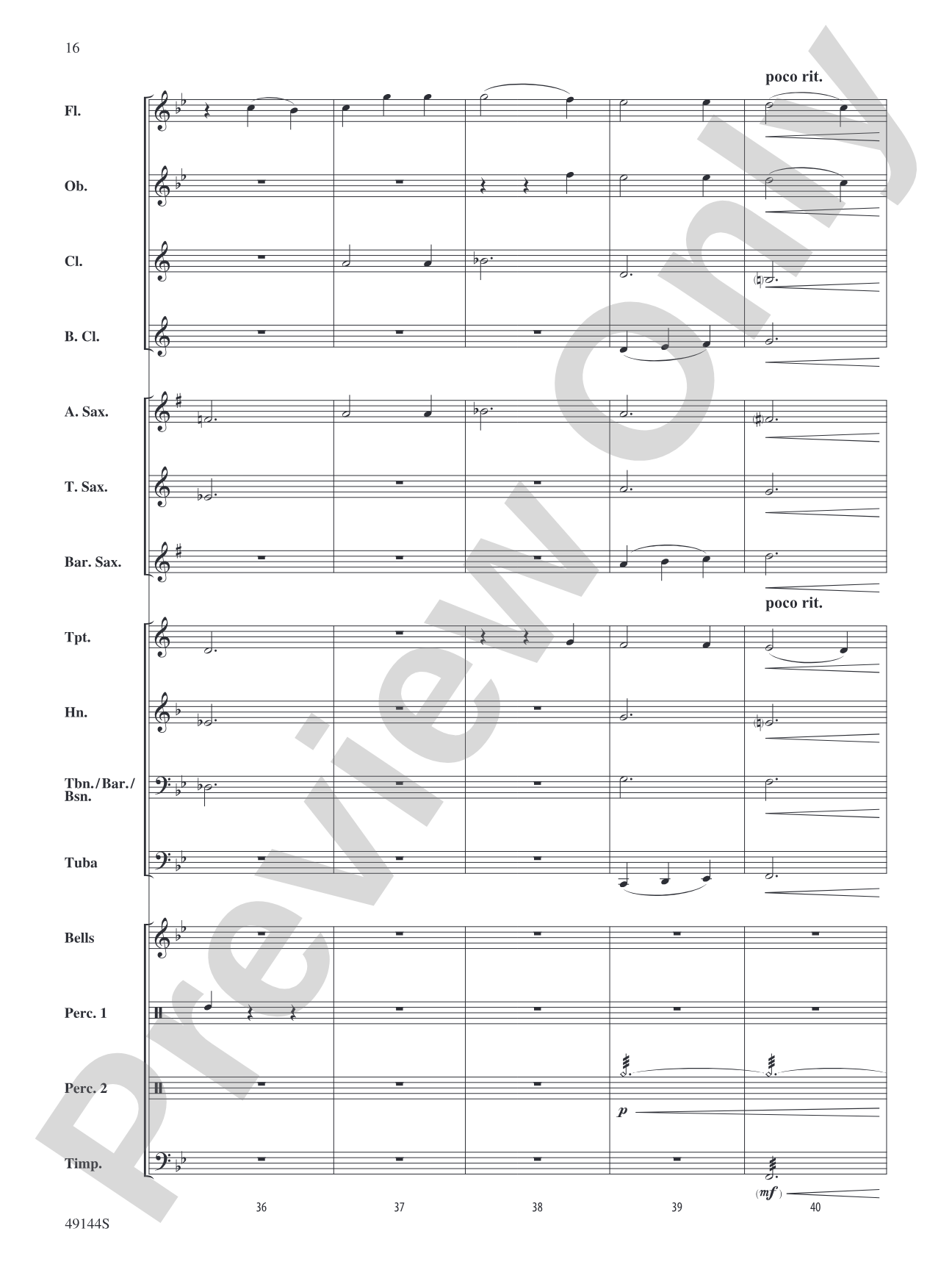 Asteroids: Concert Band Conductor Score & Parts