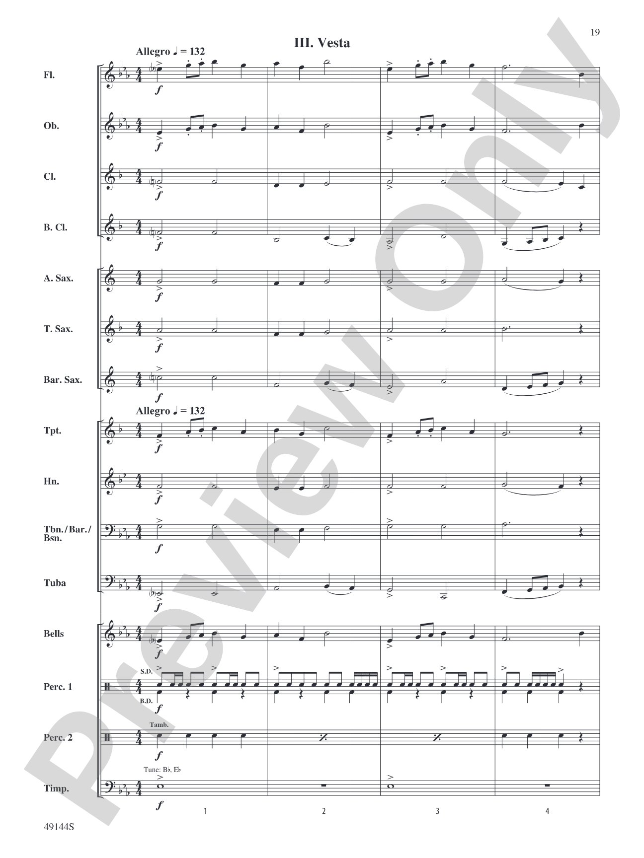 Asteroids: Concert Band Conductor Score & Parts