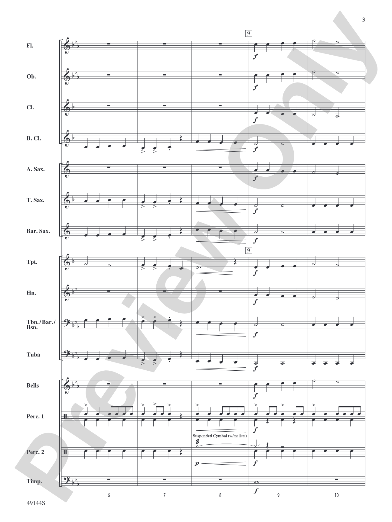Asteroids: Concert Band Conductor Score & Parts
