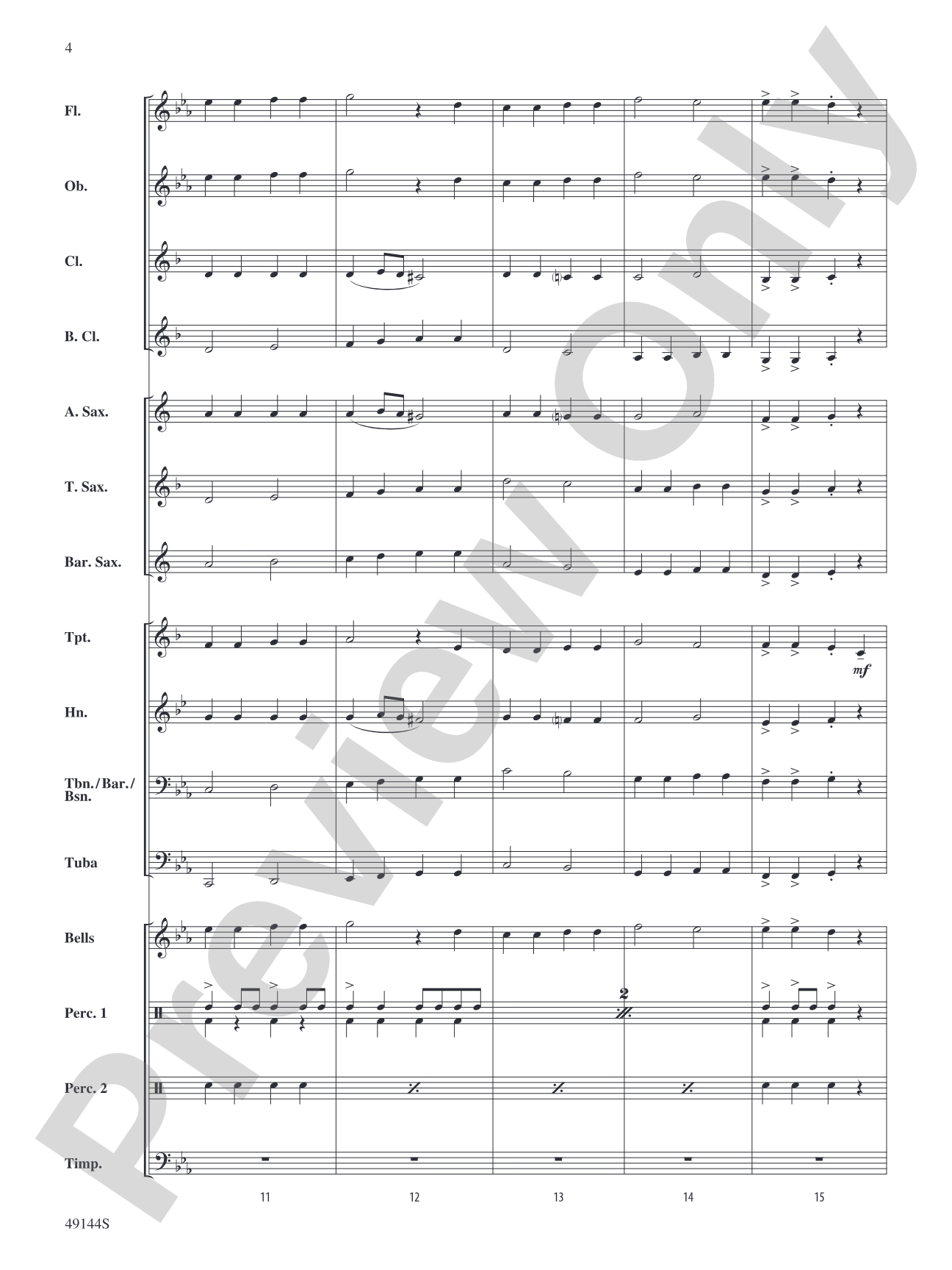Asteroids: Concert Band Conductor Score & Parts