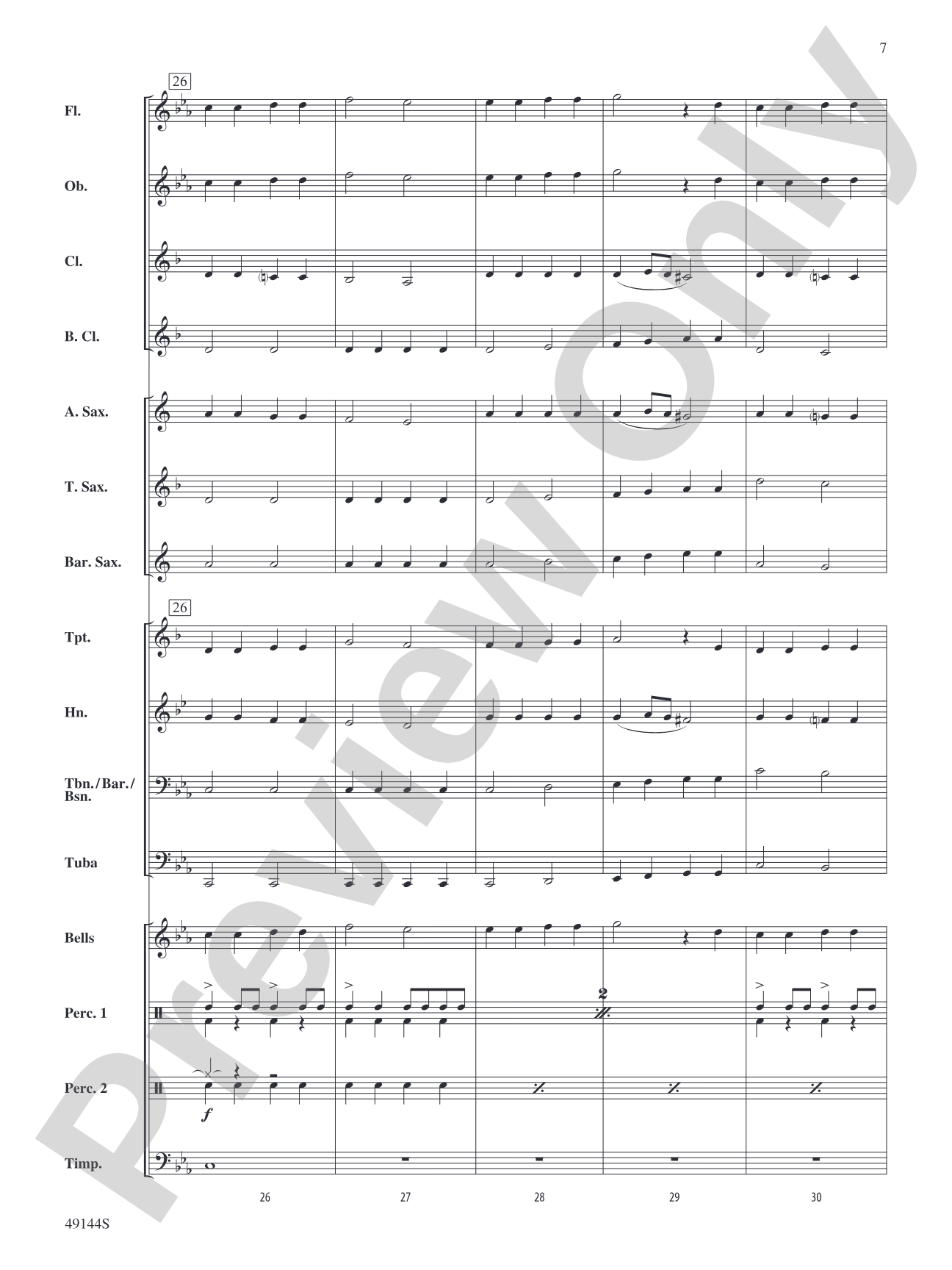 Asteroids: Concert Band Conductor Score & Parts