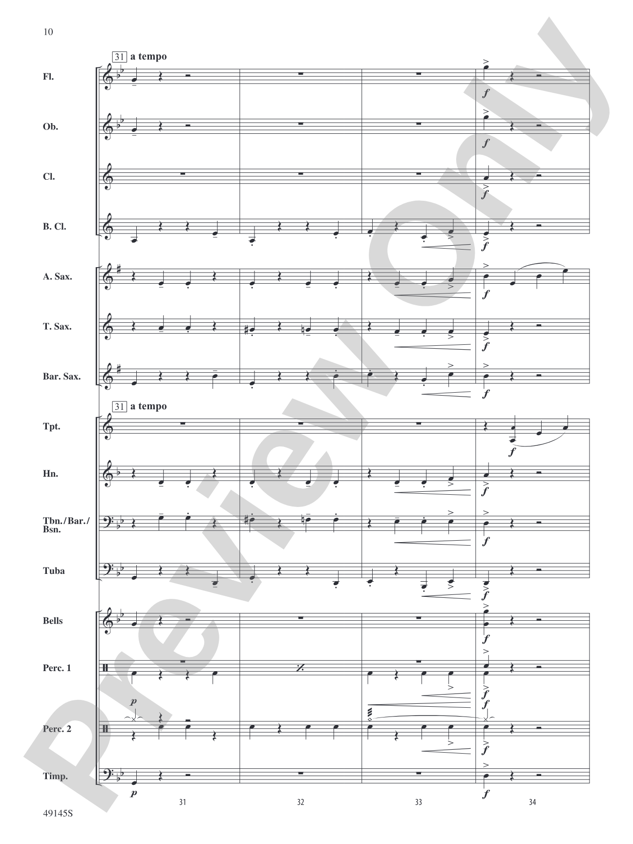 Crossfade: Concert Band Conductor Score & Parts