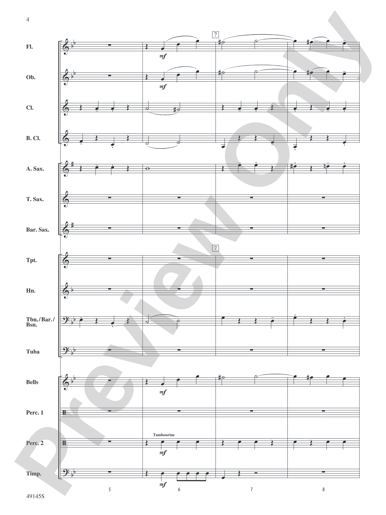 Crossfade: Concert Band Conductor Score & Parts