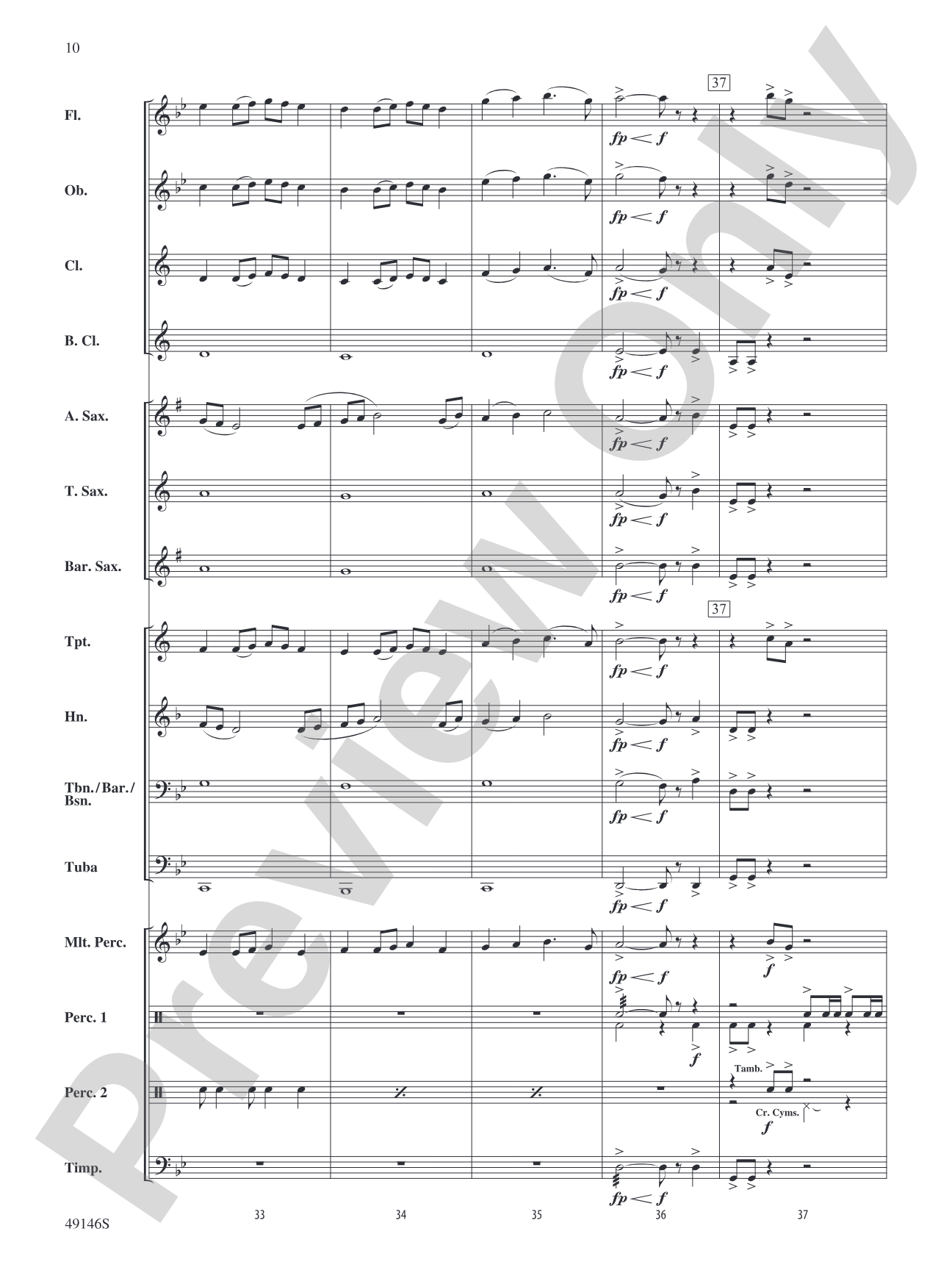 The Journey Onward: Concert Band Conductor Score & Parts