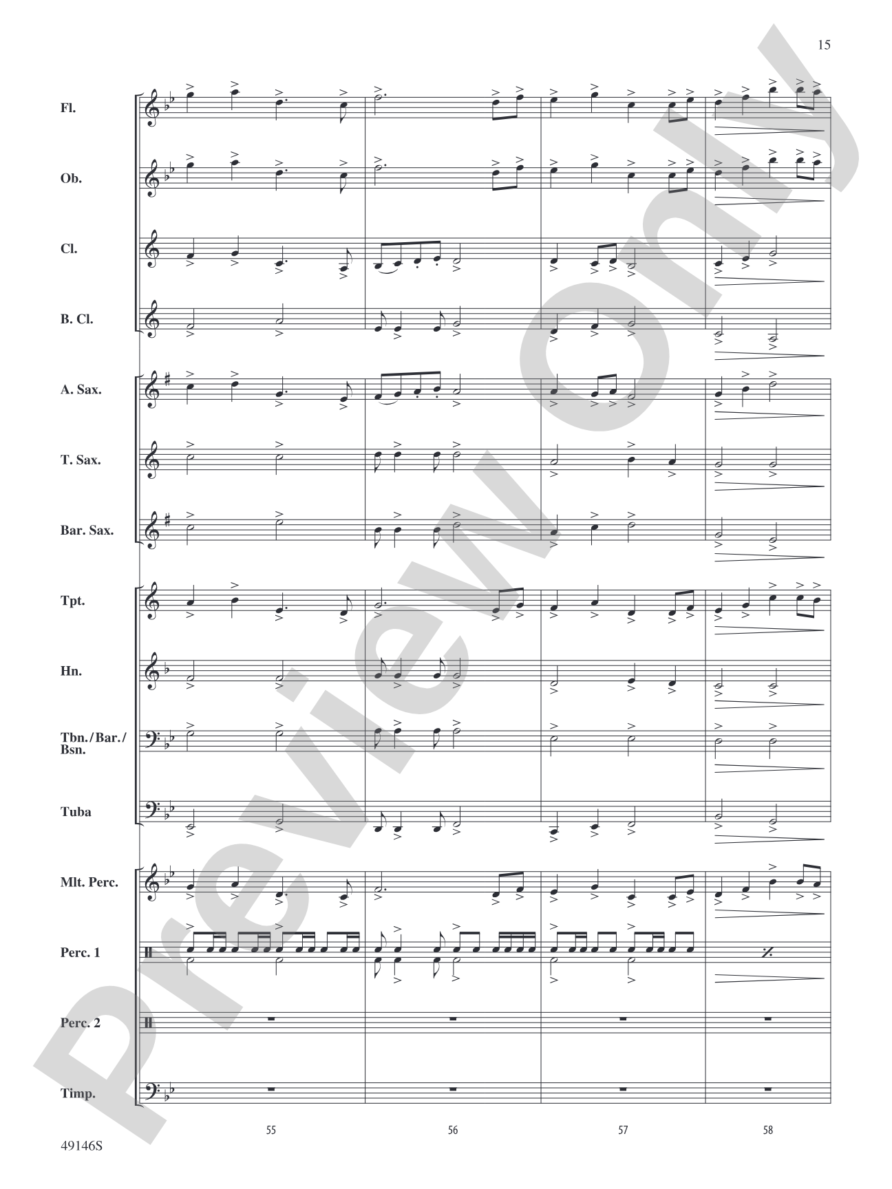 The Journey Onward: Concert Band Conductor Score & Parts
