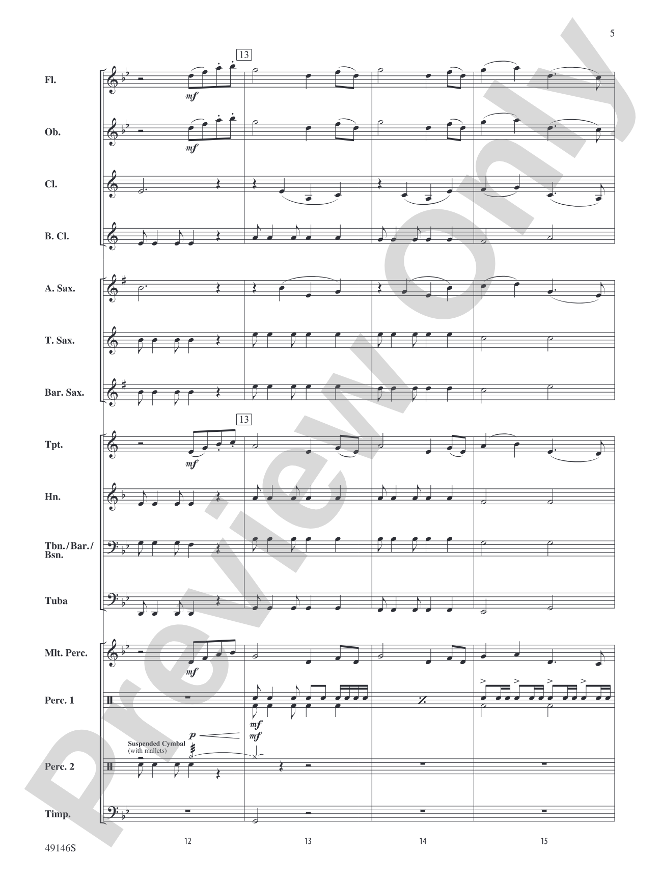 The Journey Onward: Concert Band Conductor Score & Parts