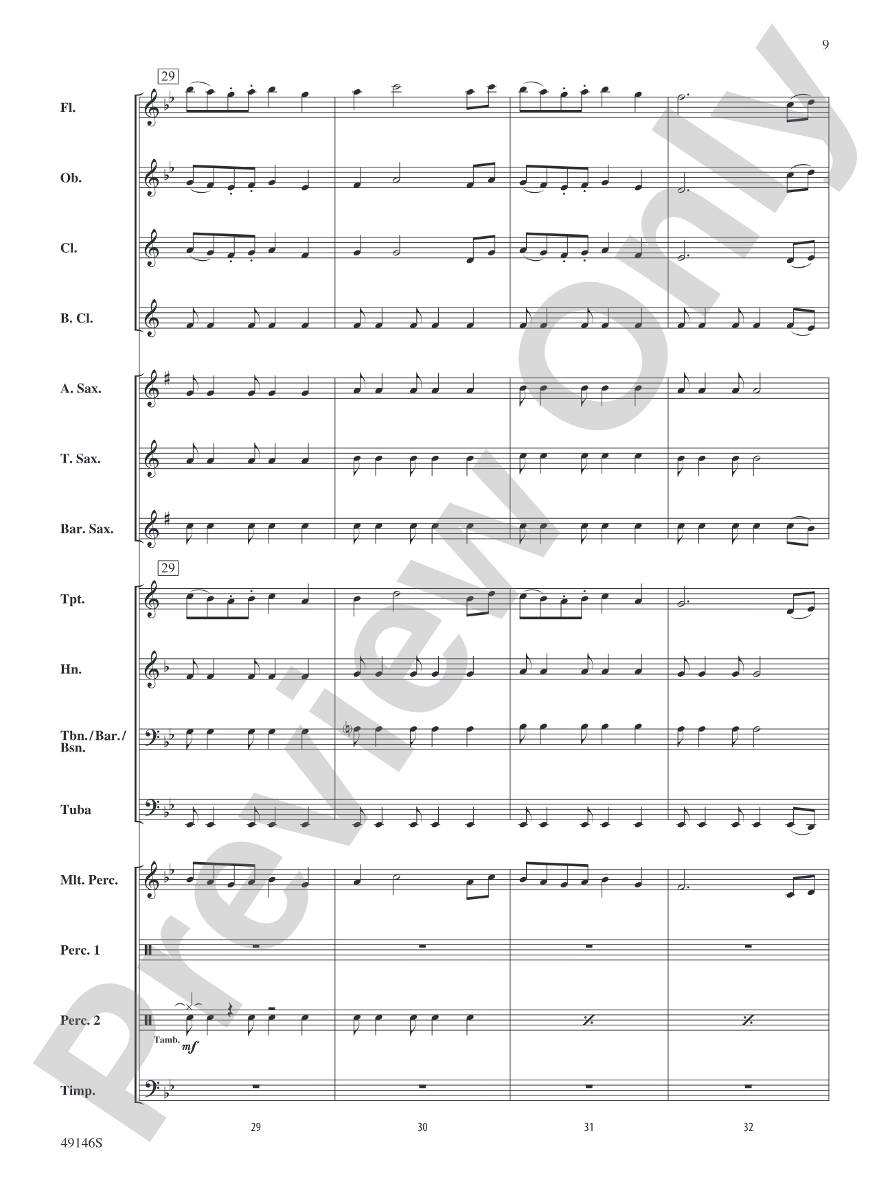 The Journey Onward: Concert Band Conductor Score & Parts