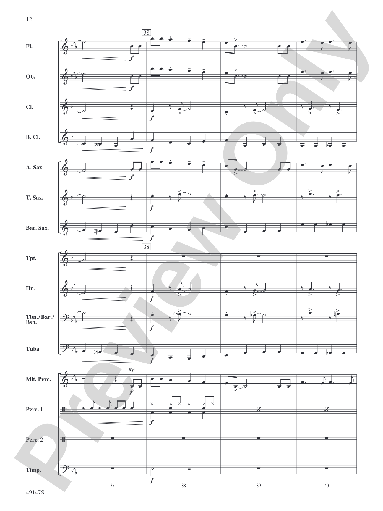 Let It Snow! Let It Snow! Let It Snow!: Concert Band Conductor Score & Parts