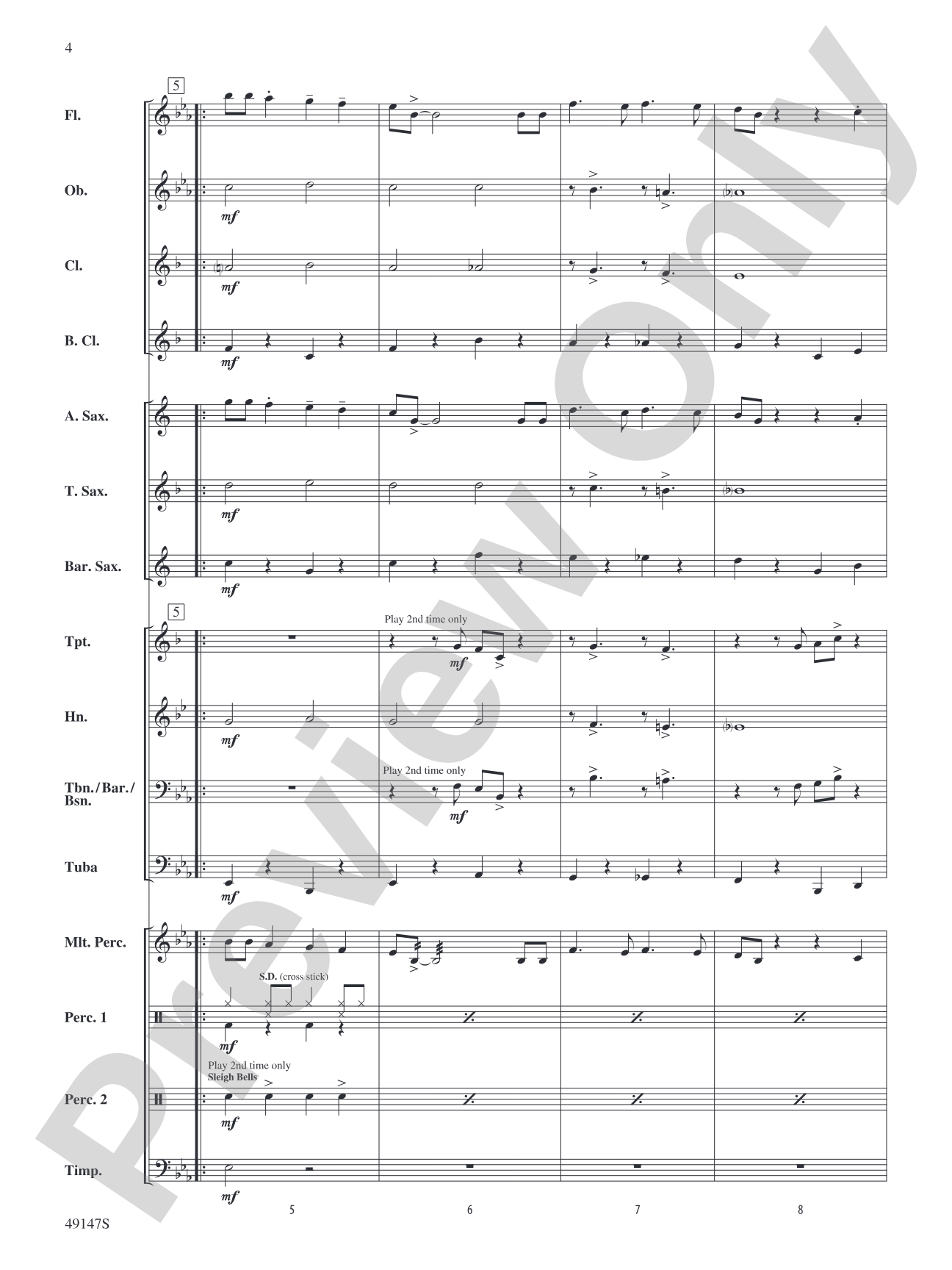 Let It Snow! Let It Snow! Let It Snow!: Concert Band Conductor Score & Parts