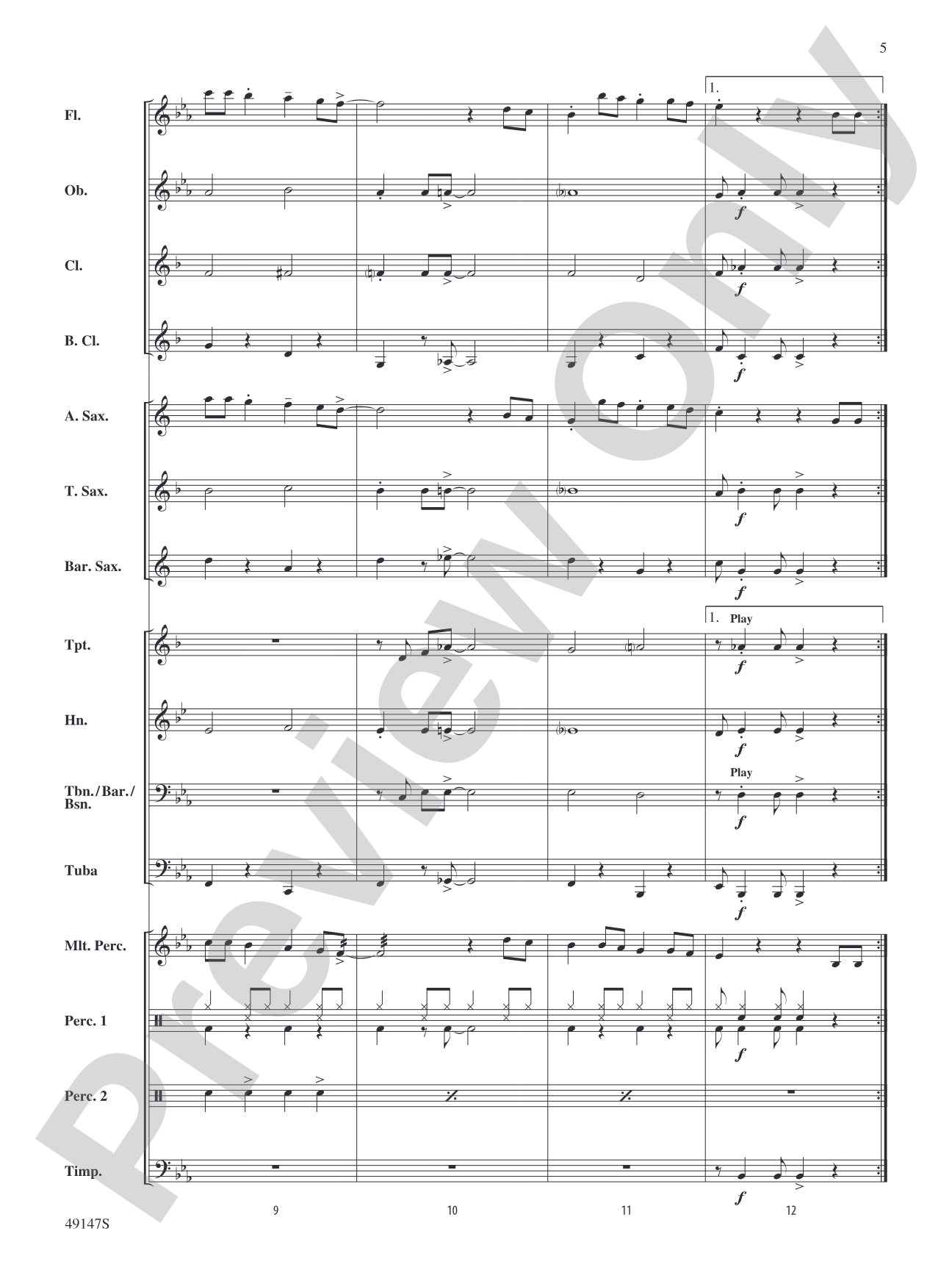 Let It Snow! Let It Snow! Let It Snow!: Concert Band Conductor Score & Parts
