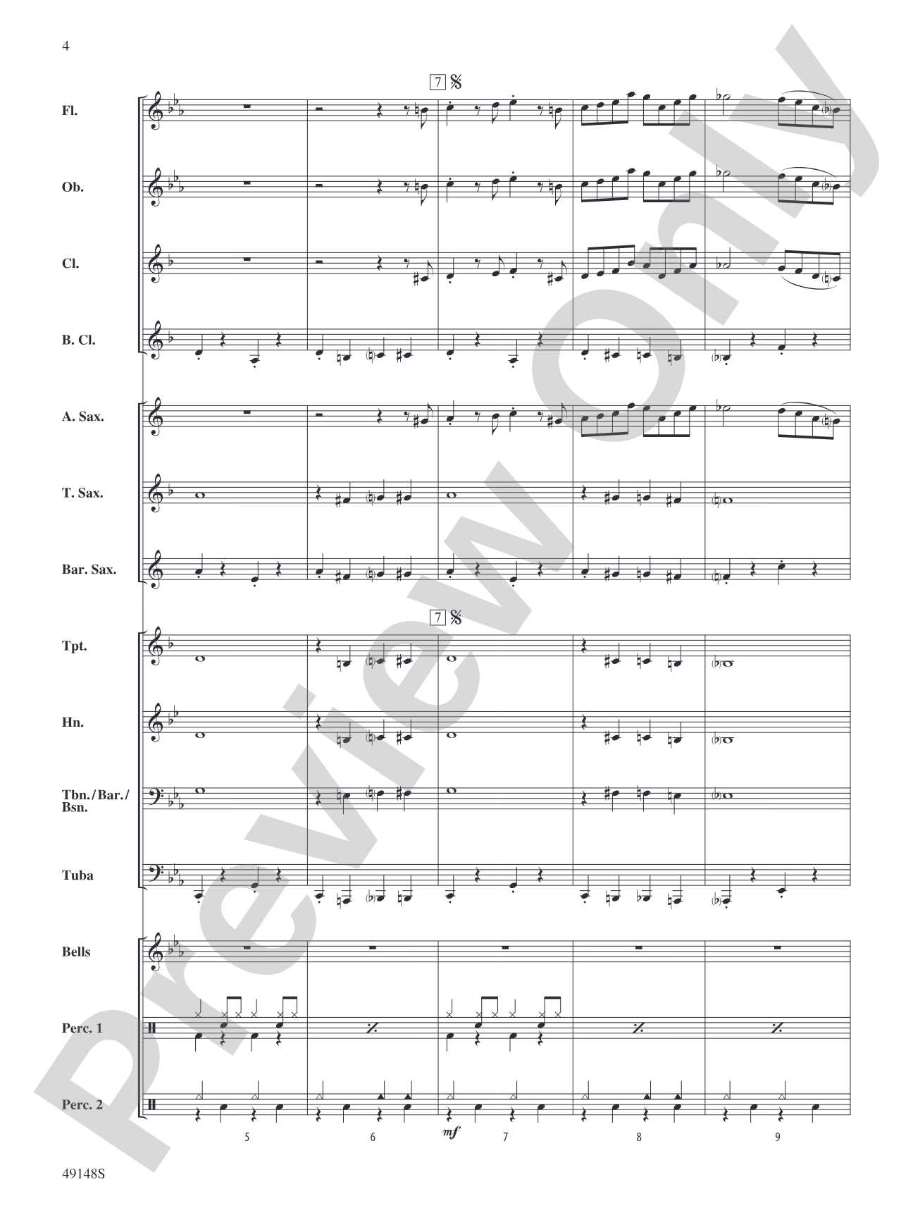 The Pink Panther: Concert Band Conductor Score & Parts