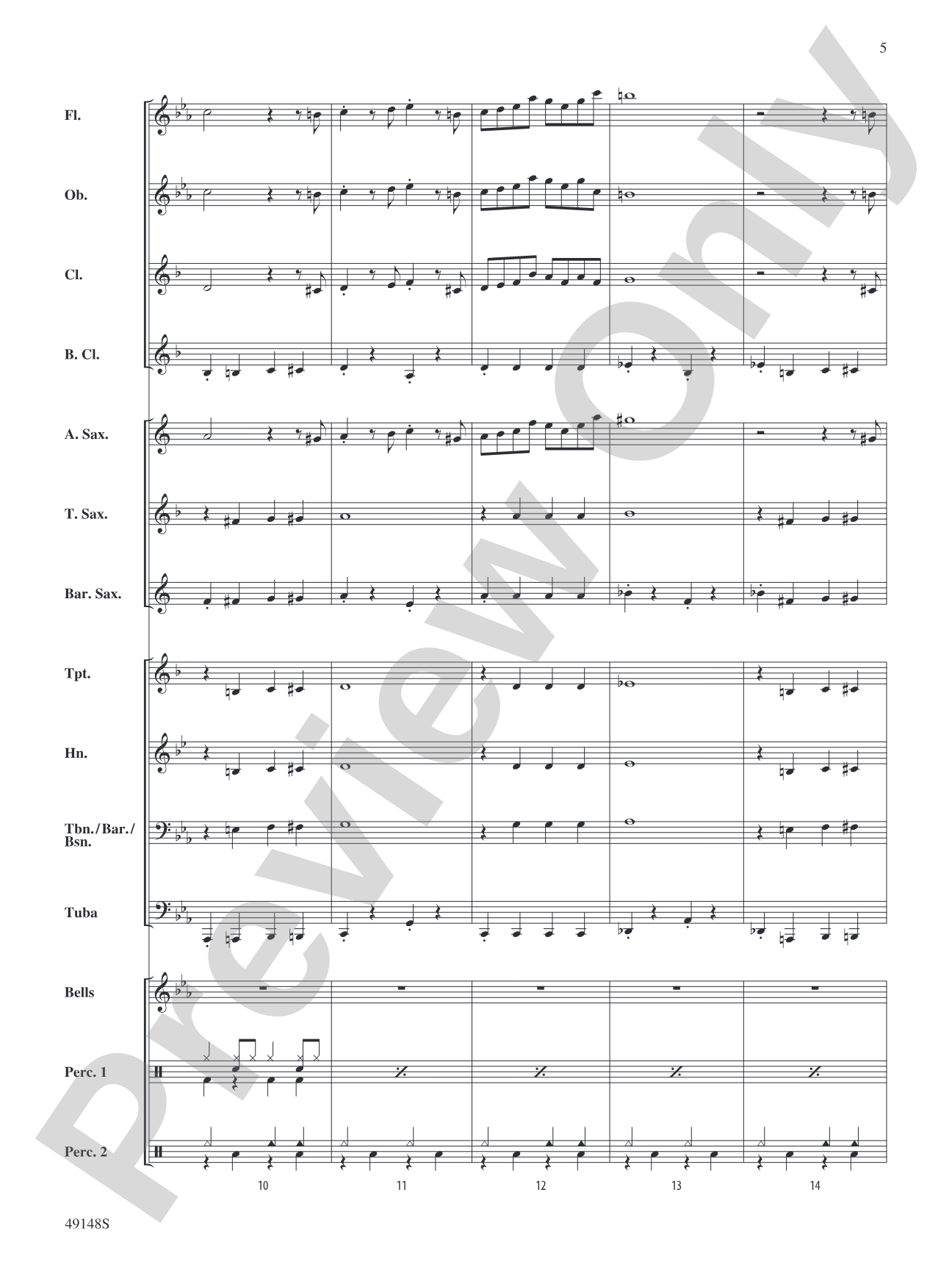 The Pink Panther: Concert Band Conductor Score & Parts