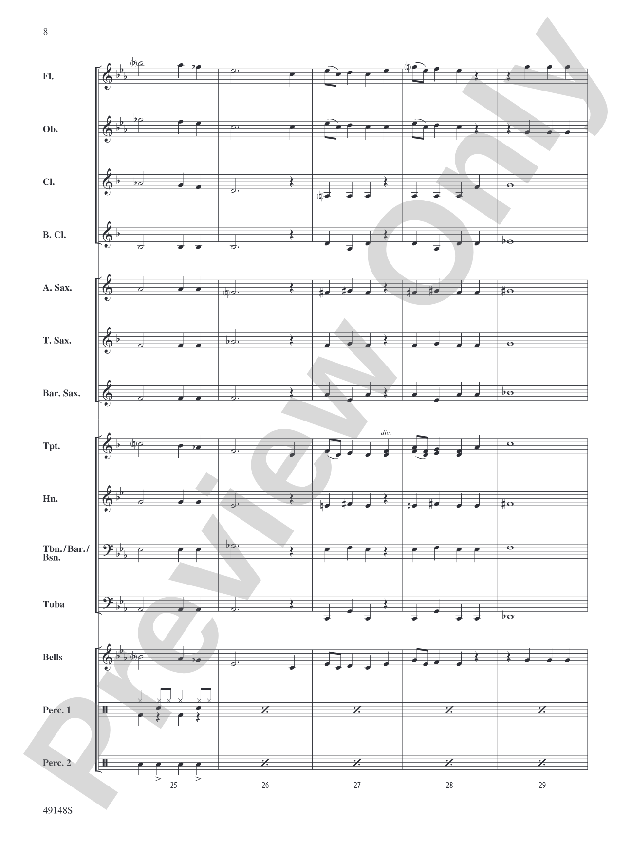 The Pink Panther: Concert Band Conductor Score & Parts
