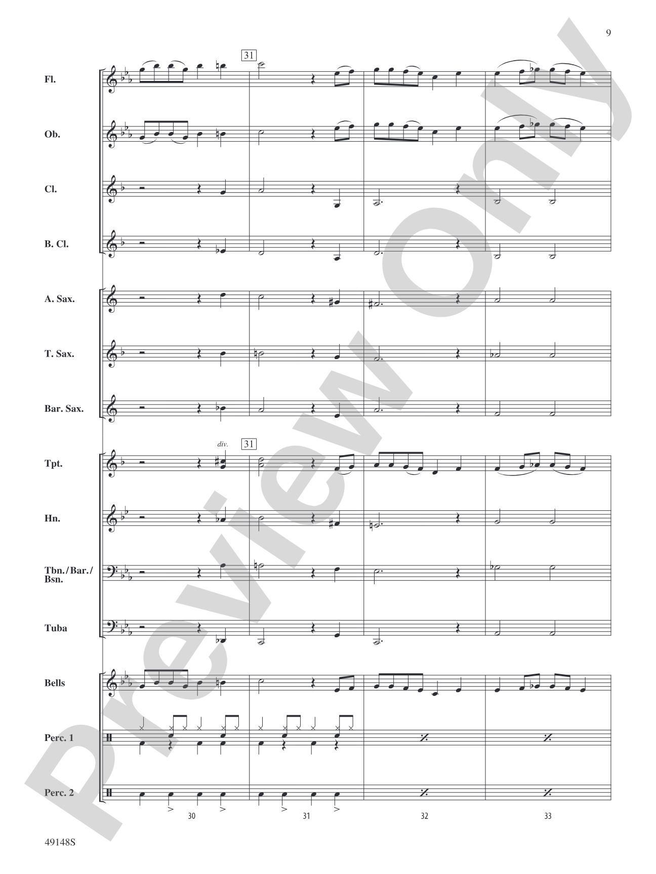 The Pink Panther: Concert Band Conductor Score & Parts