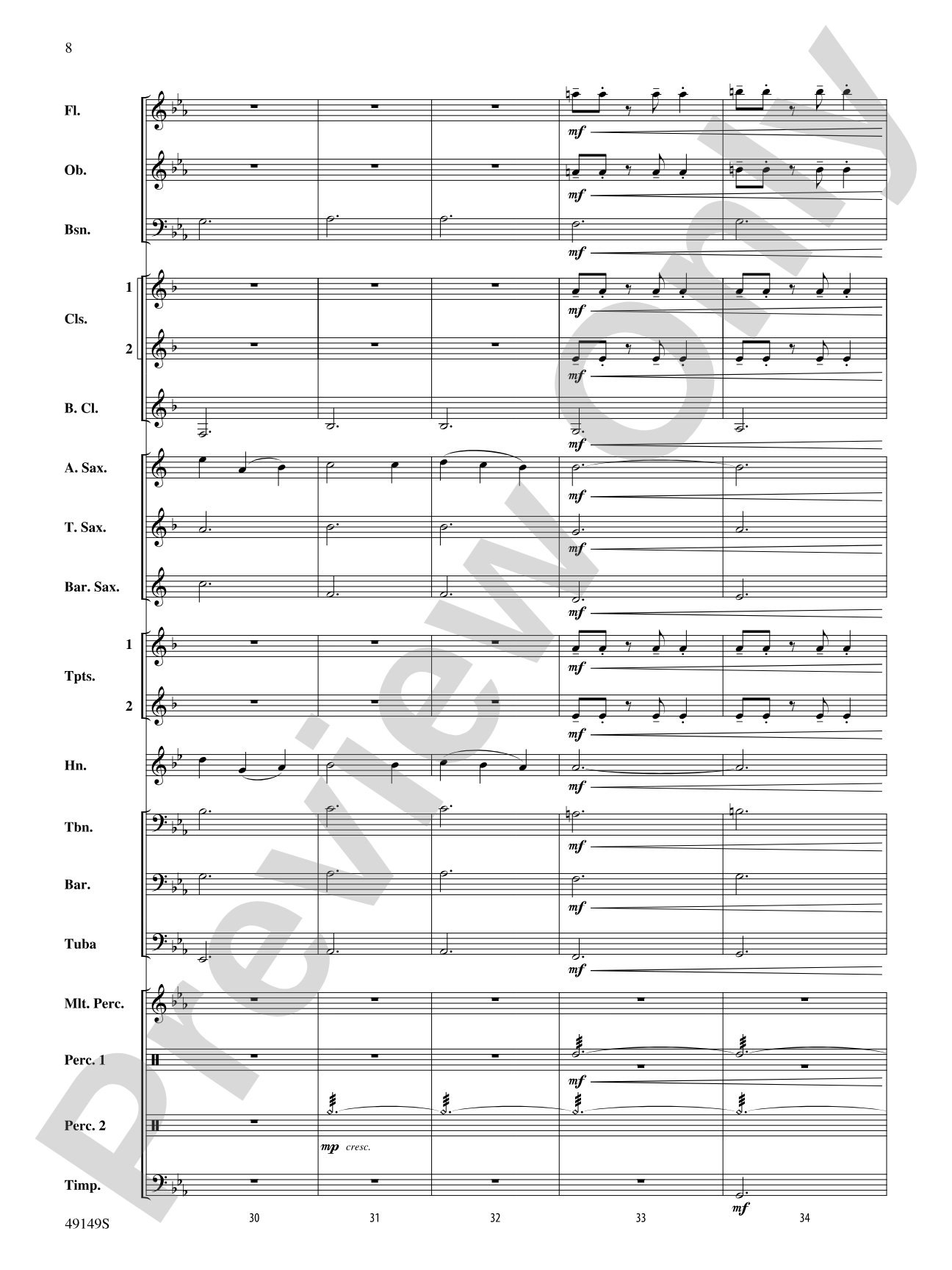 Kingsgate Castle: Concert Band Conductor Score & Parts
