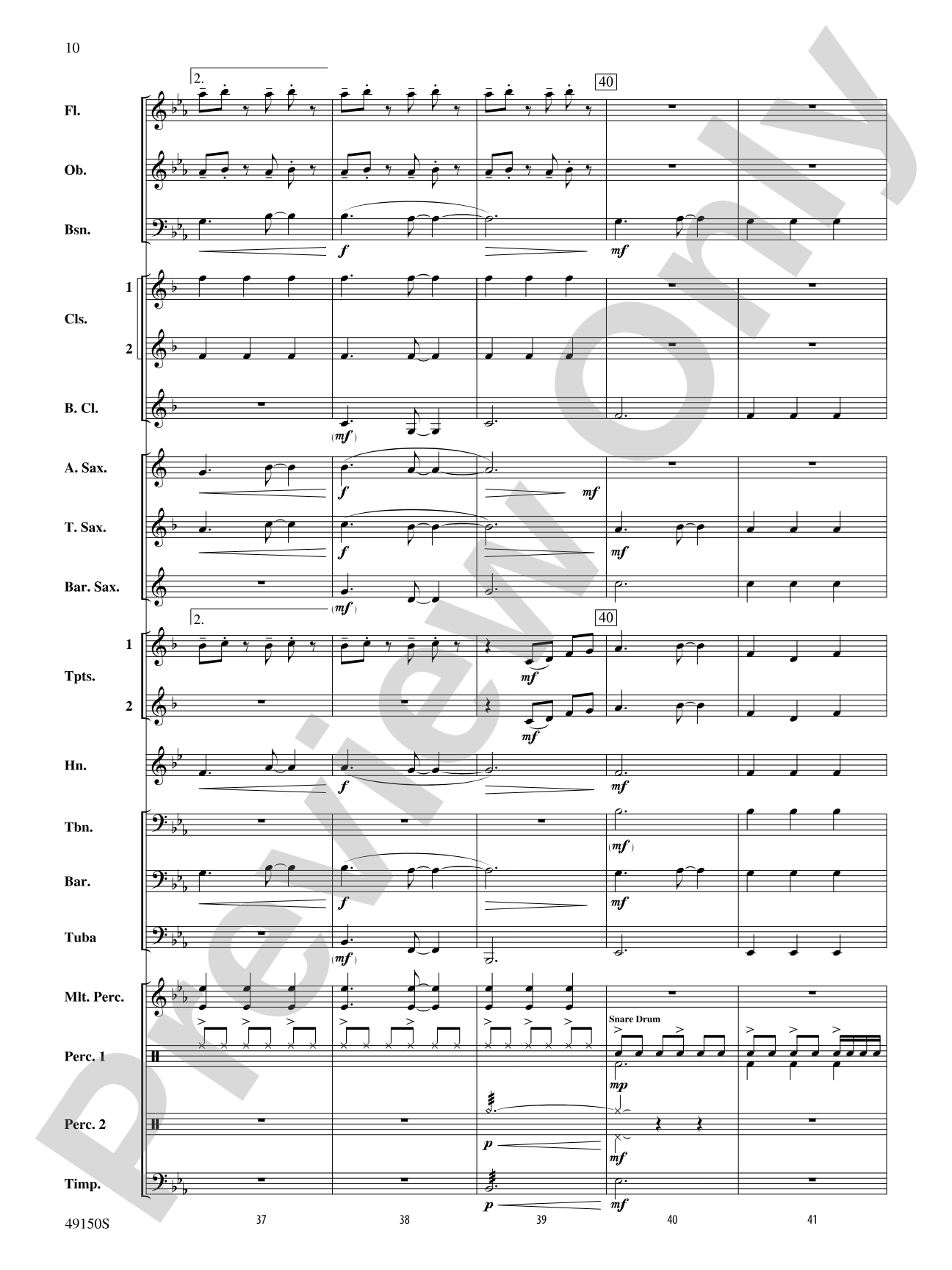 Halfway There: Concert Band Conductor Score & Parts