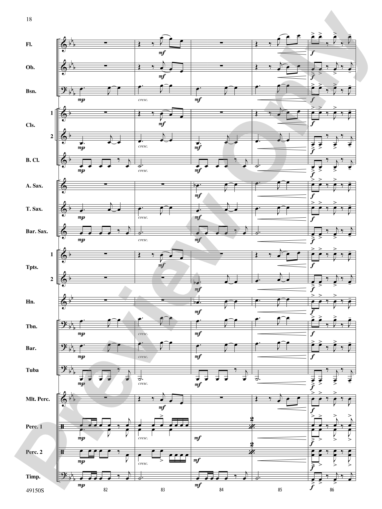 Halfway There: Concert Band Conductor Score & Parts