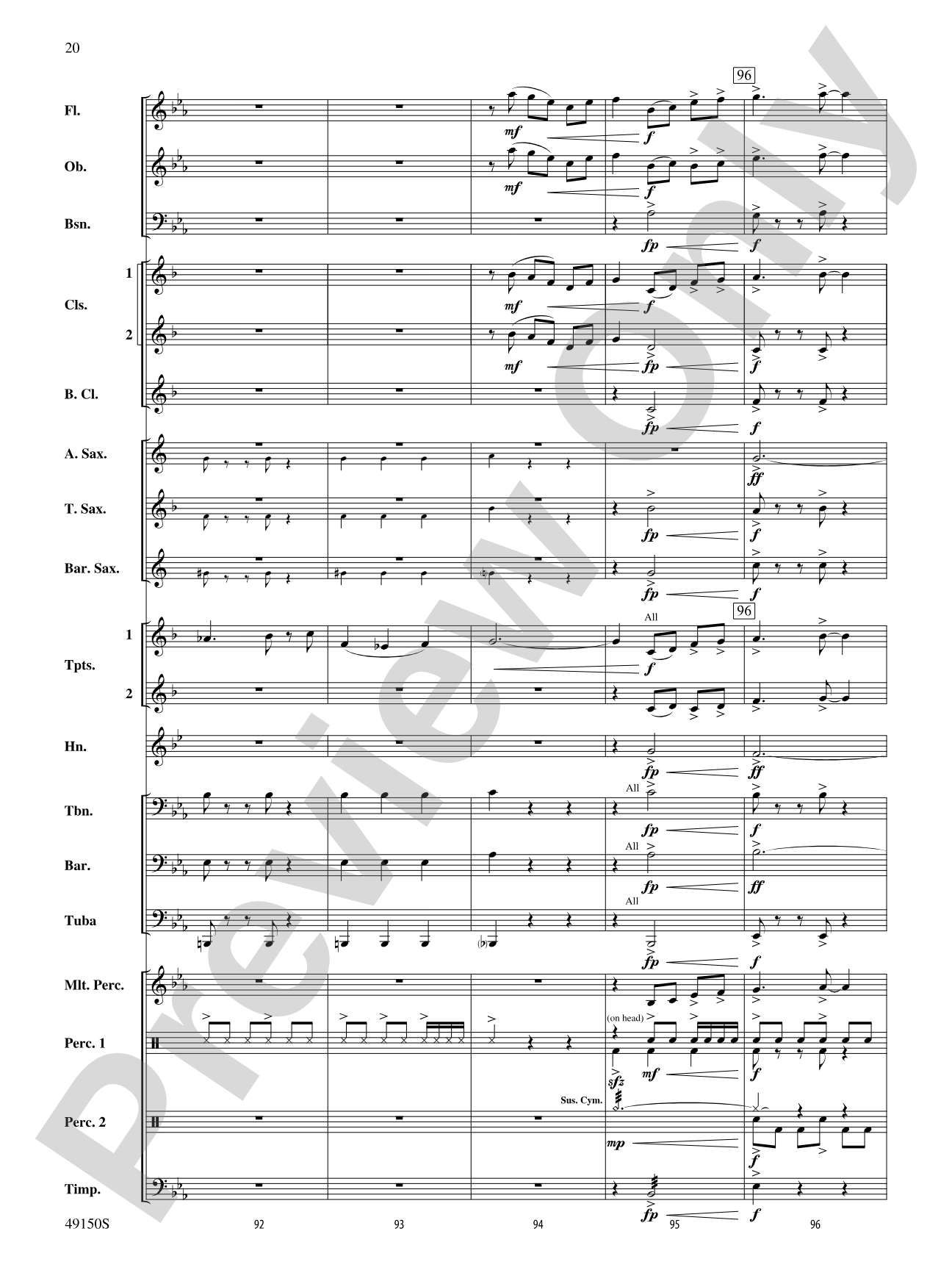 Halfway There: Concert Band Conductor Score & Parts