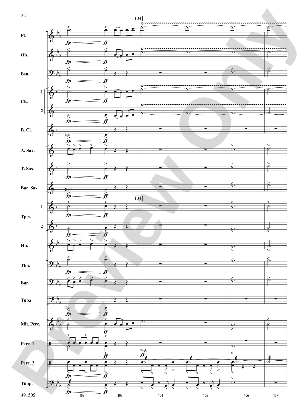 Halfway There: Concert Band Conductor Score & Parts