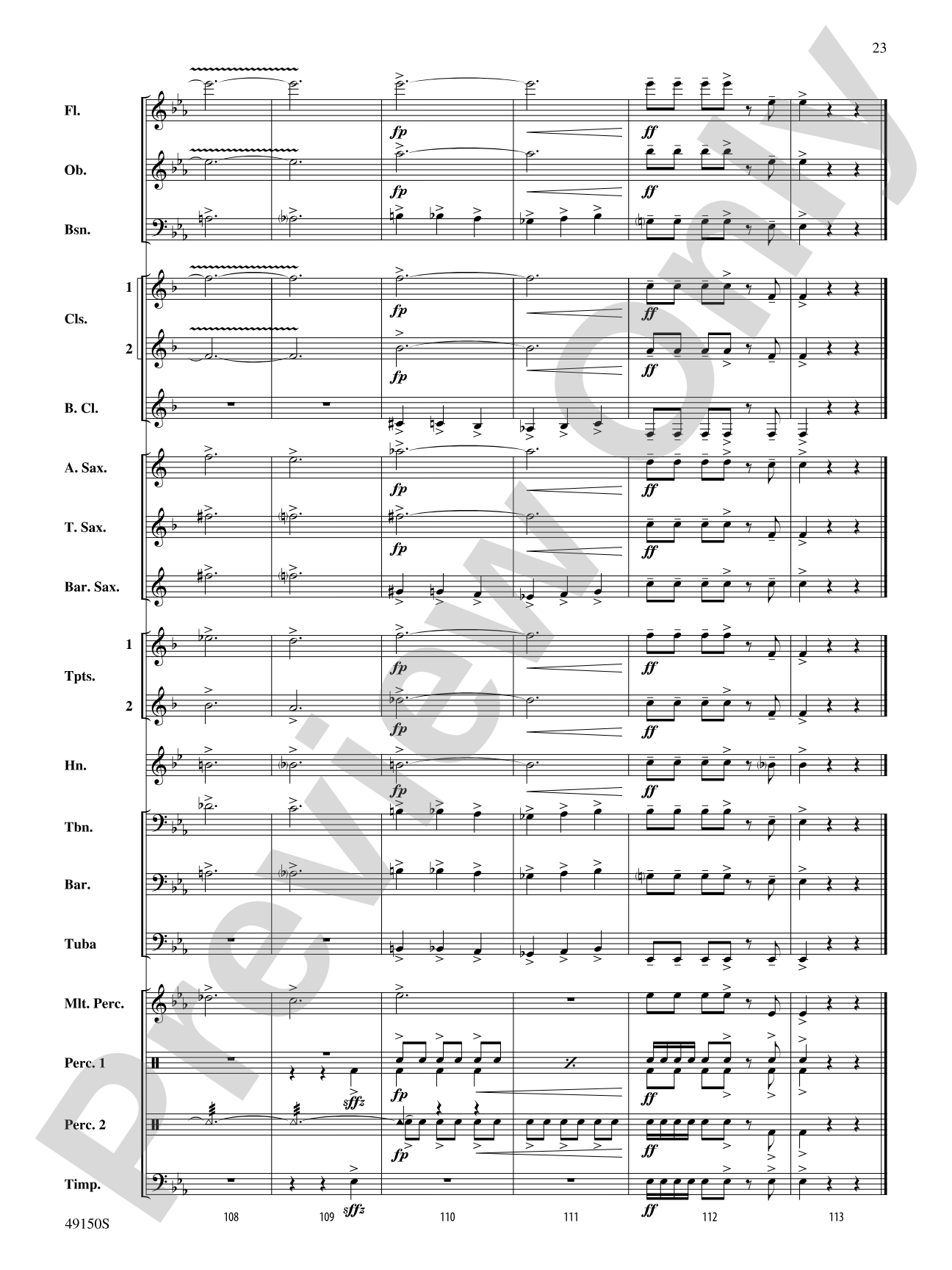 Halfway There: Concert Band Conductor Score & Parts