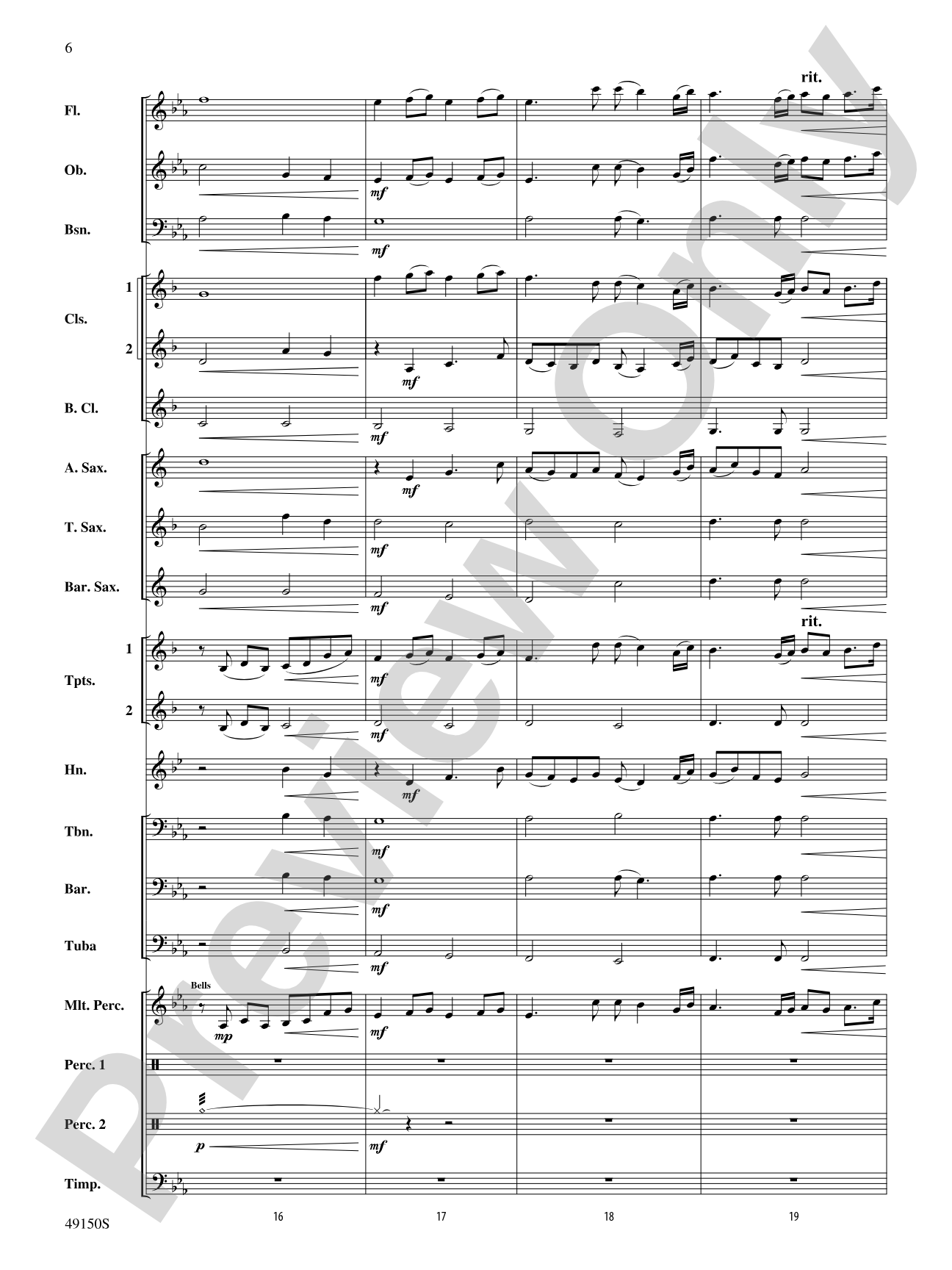 Halfway There: Concert Band Conductor Score & Parts