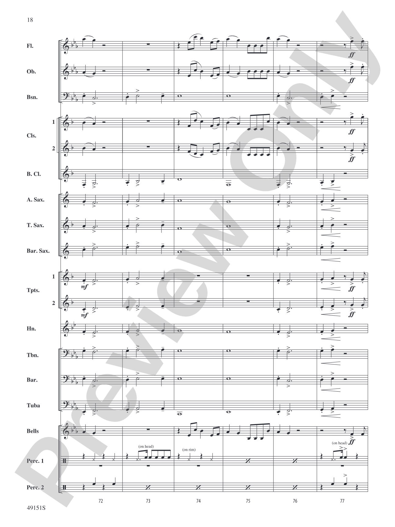 A Dua Lipa Duo: Concert Band Conductor Score & Parts