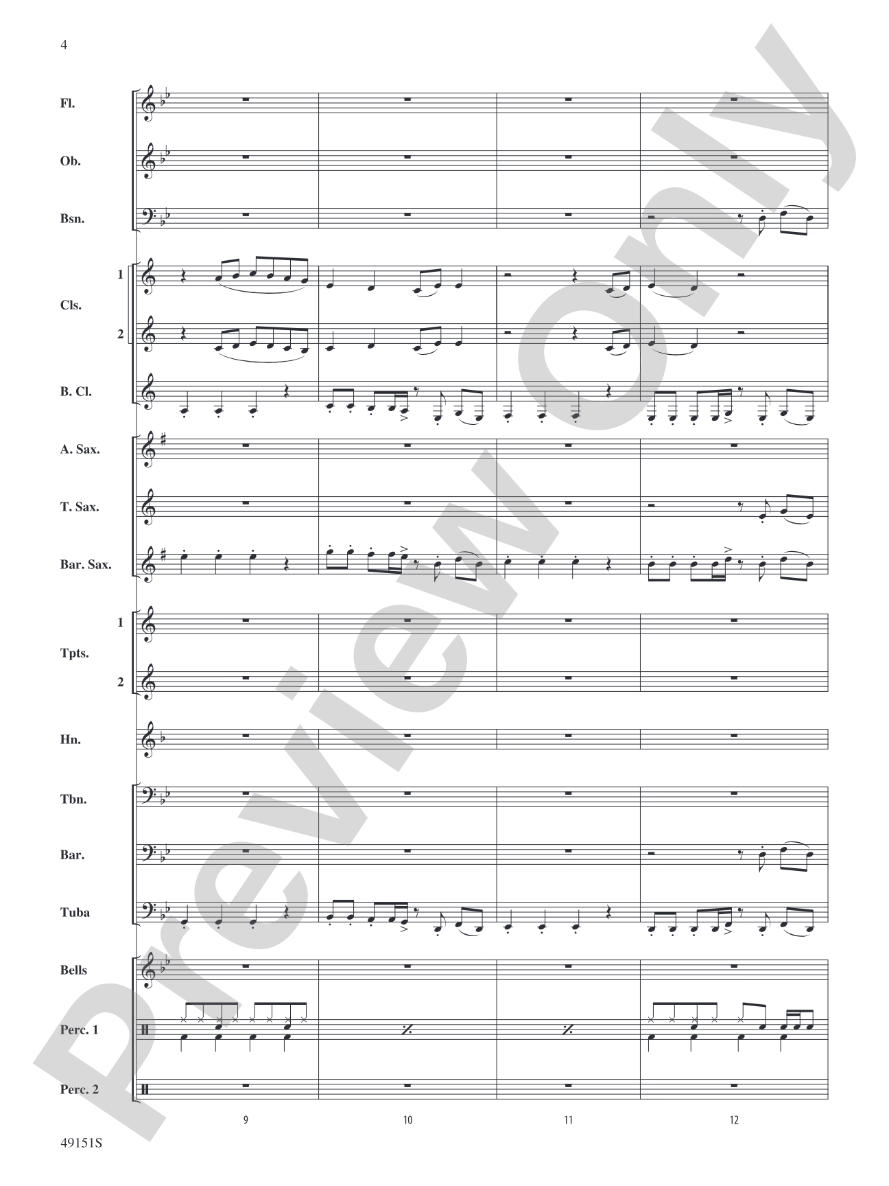 A Dua Lipa Duo: Concert Band Conductor Score & Parts
