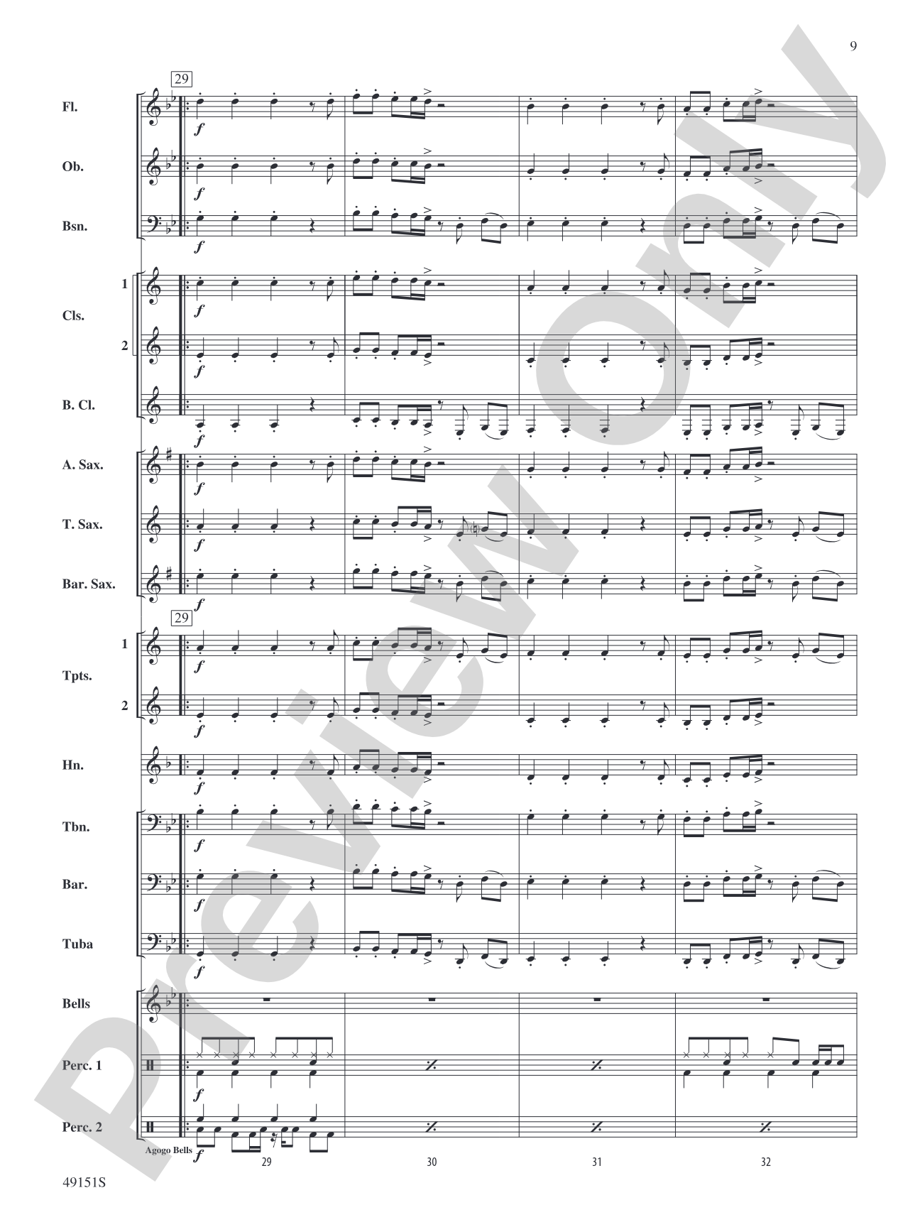 A Dua Lipa Duo: Concert Band Conductor Score & Parts